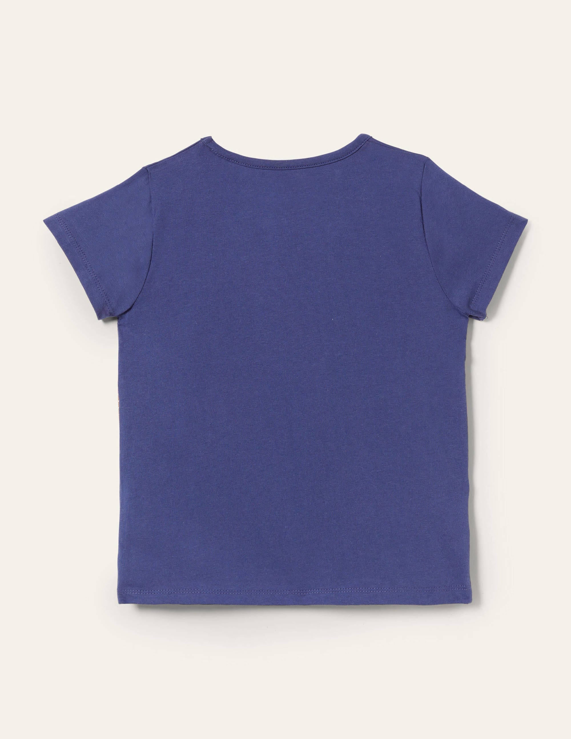 Short-sleeved Appliqué T-shirt-Starboard Red Panda - Image 2