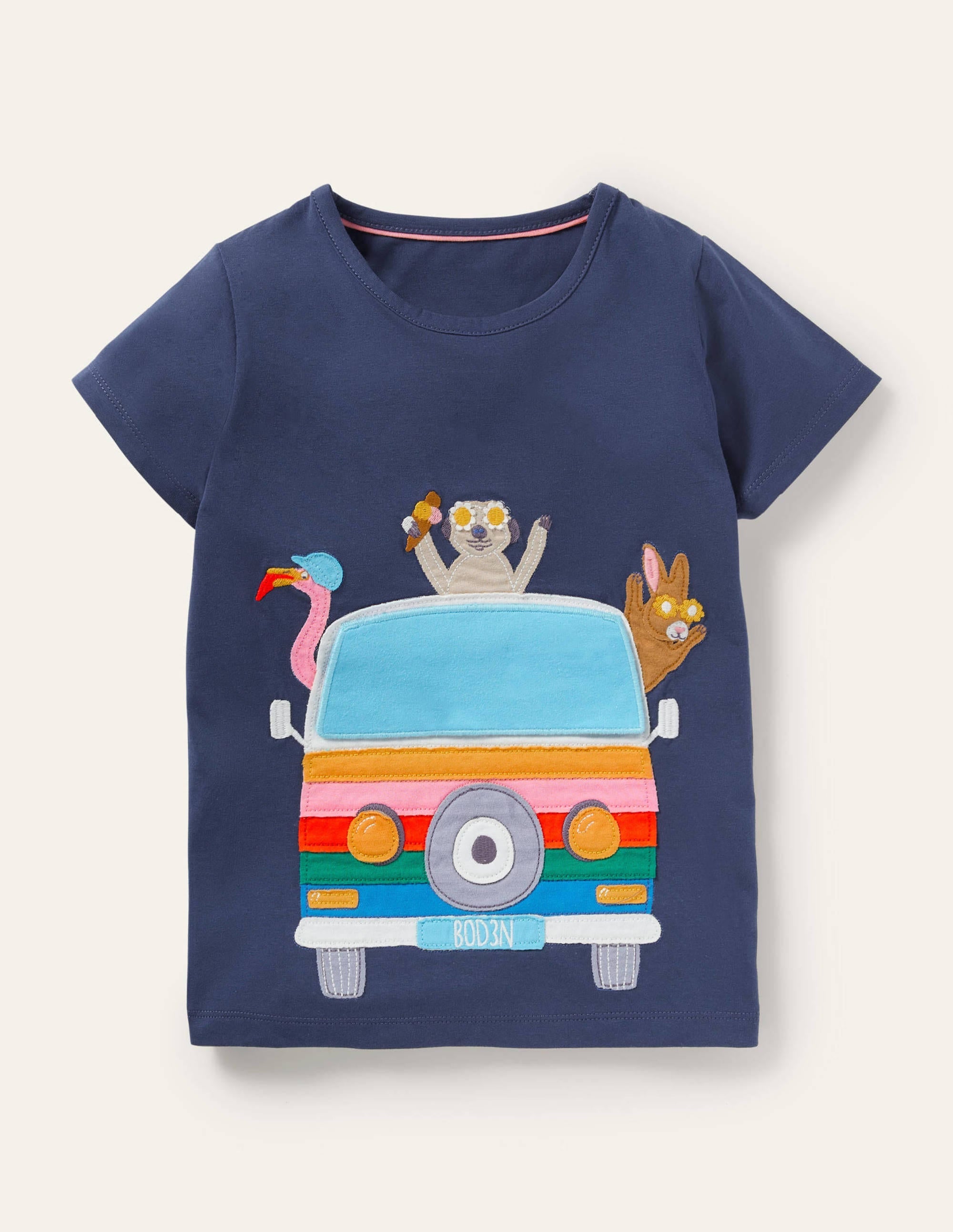 Lift-the-flap T-shirt-Starboard Blue Campervan - Image 1