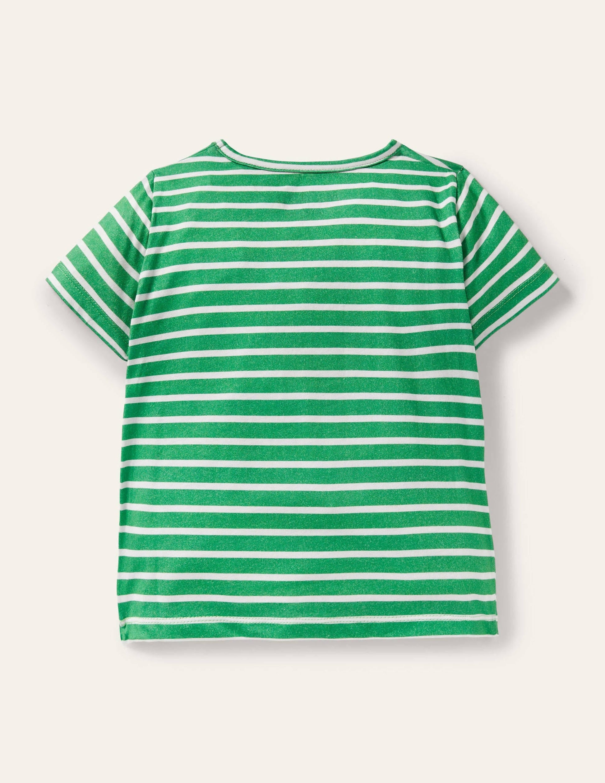 Lift-the-flap T-shirt-Tropical Green/ Ivory Giraffe-2