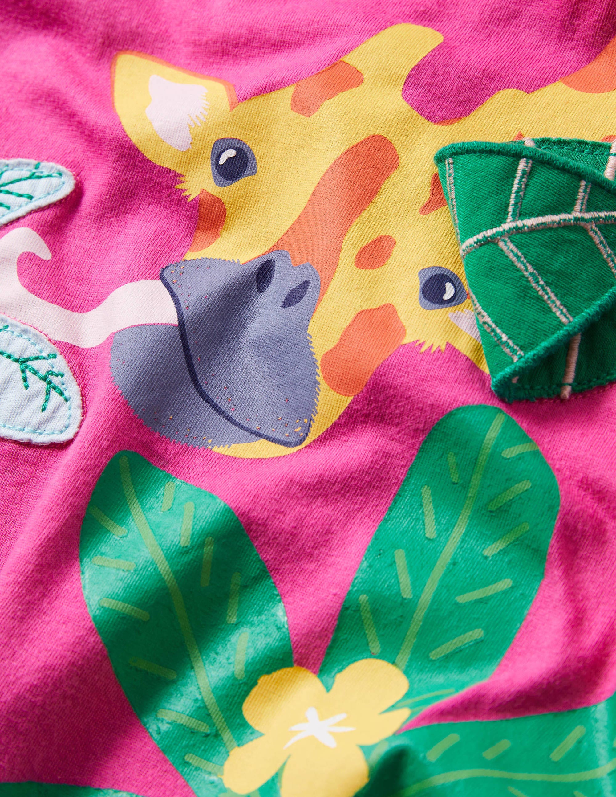 Lift-the-Flap Dress-Tickled Pink Jungle Animals - Image 3