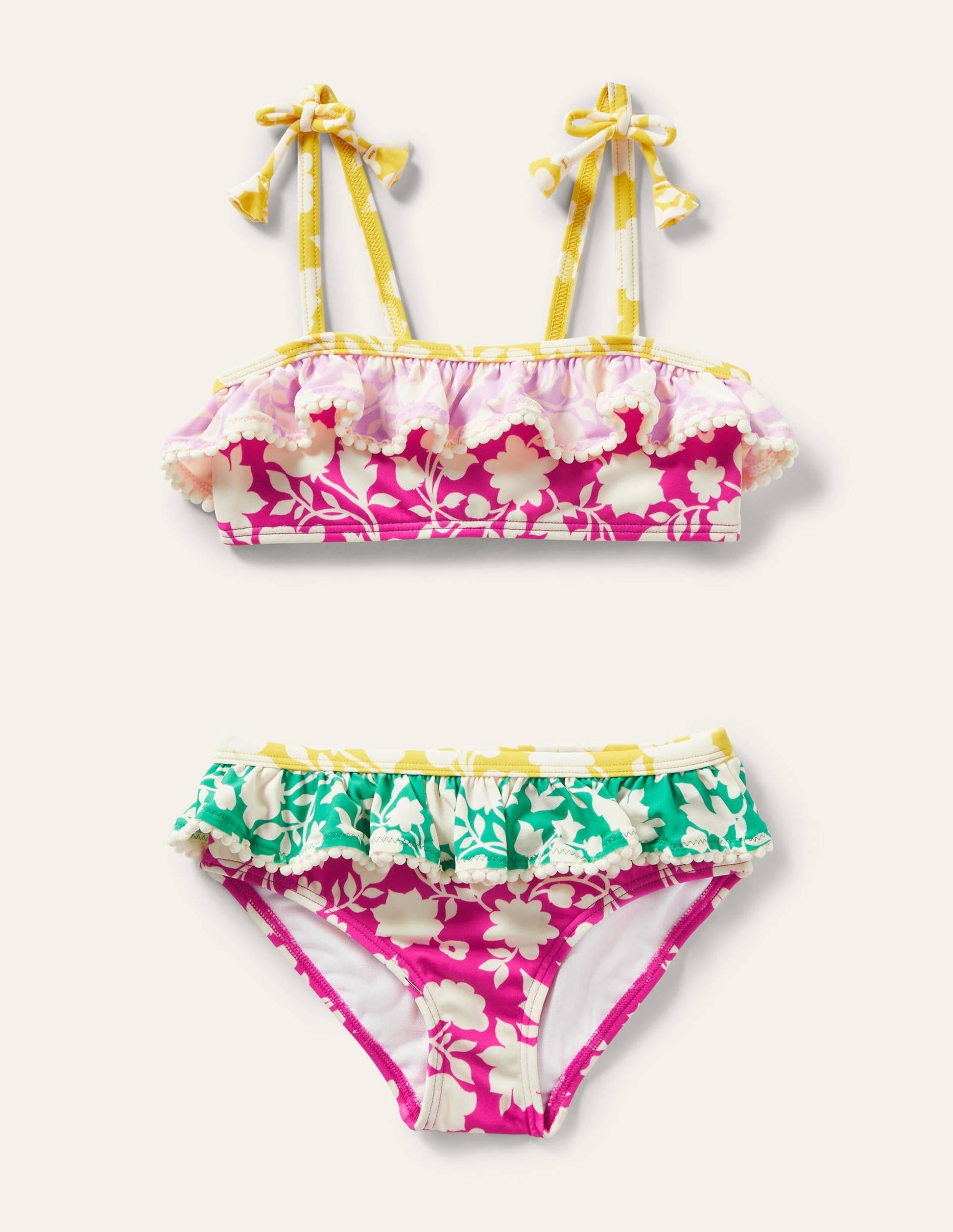 Hotchpotch Frilly Bikini-Very Berry Purple Paisley-1