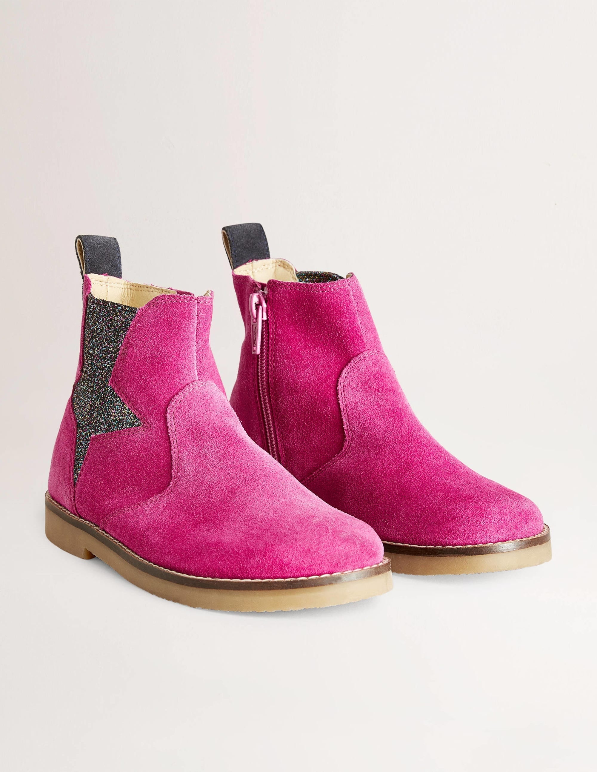 Chelsea Boots-Hot Pink Star - Image 2