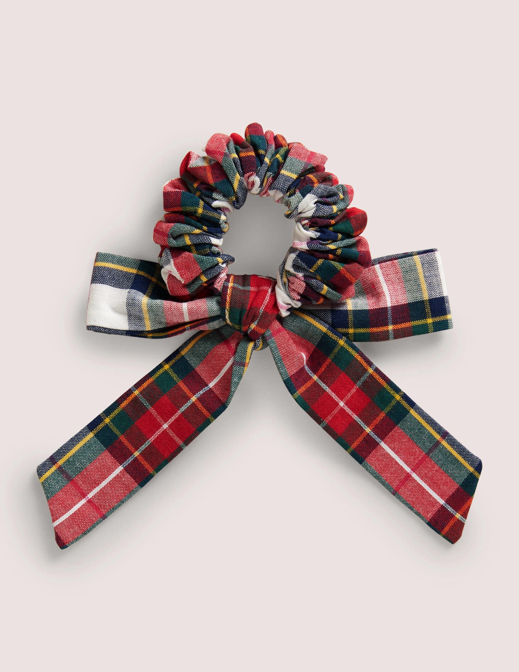 Bow Scrunchie-Multi Check - Image 2