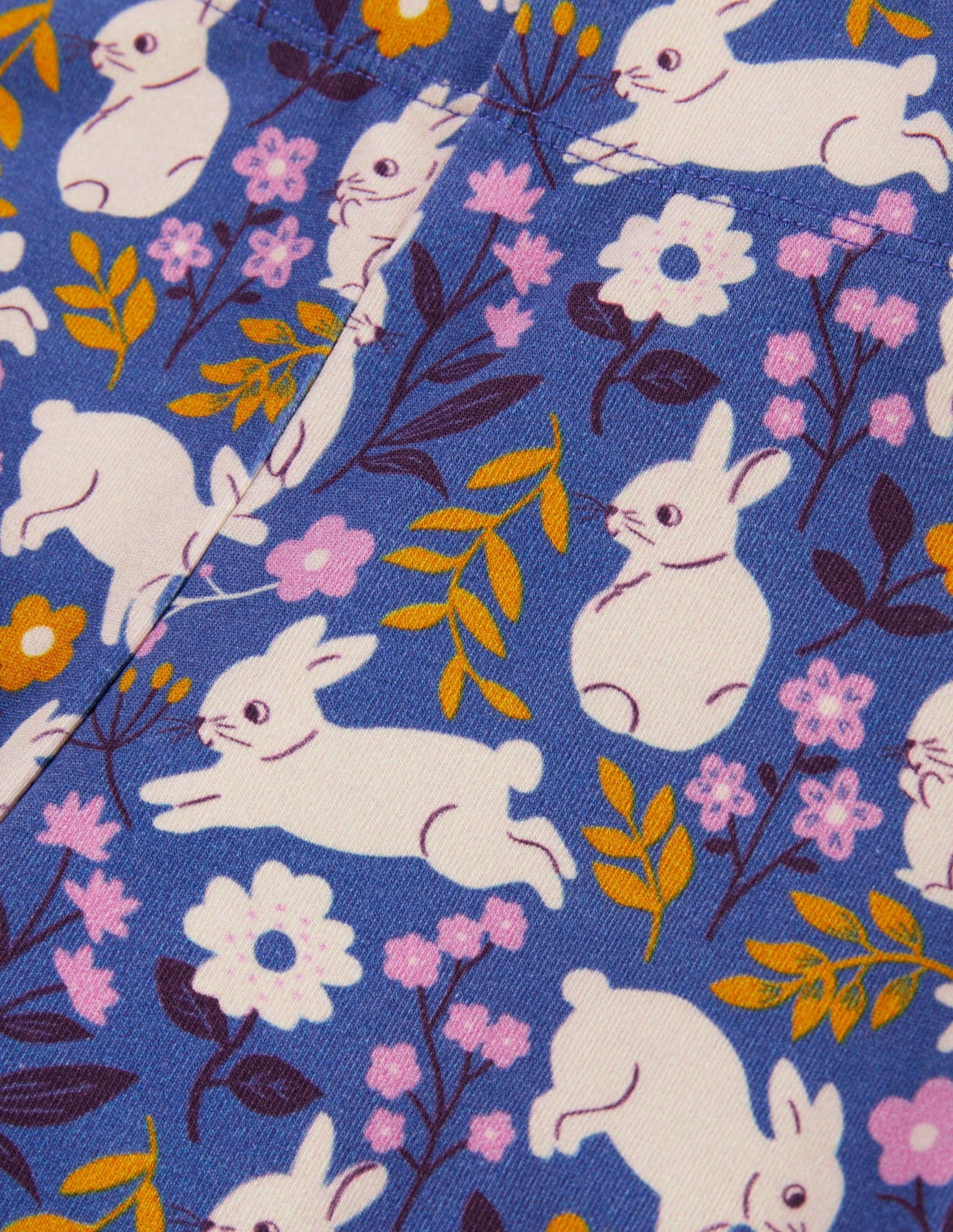 Fun Leggings-Riviera Blue Bunnies-3