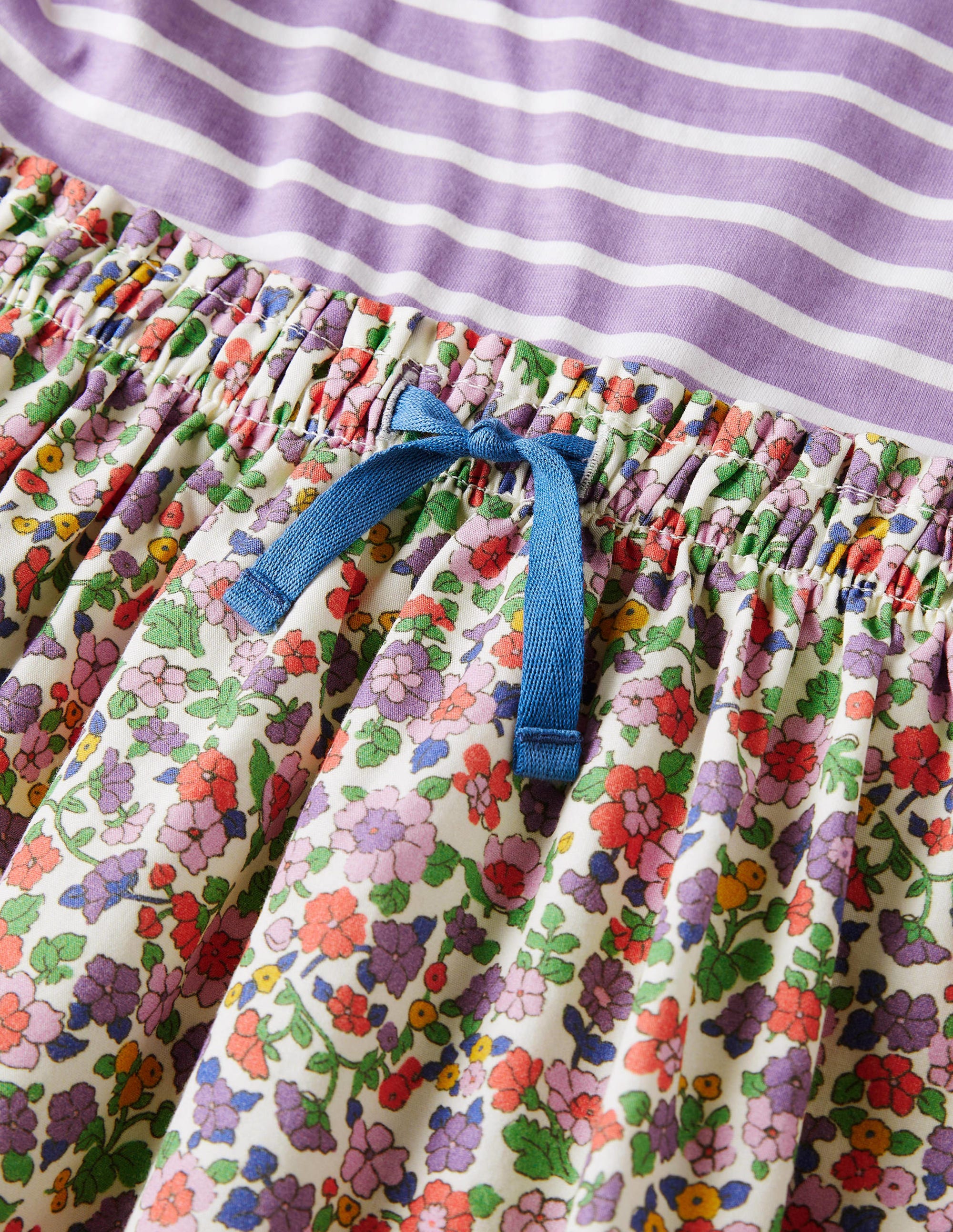 Hotchpotch Dress-Aster Purple Vintage Floral - Image 3