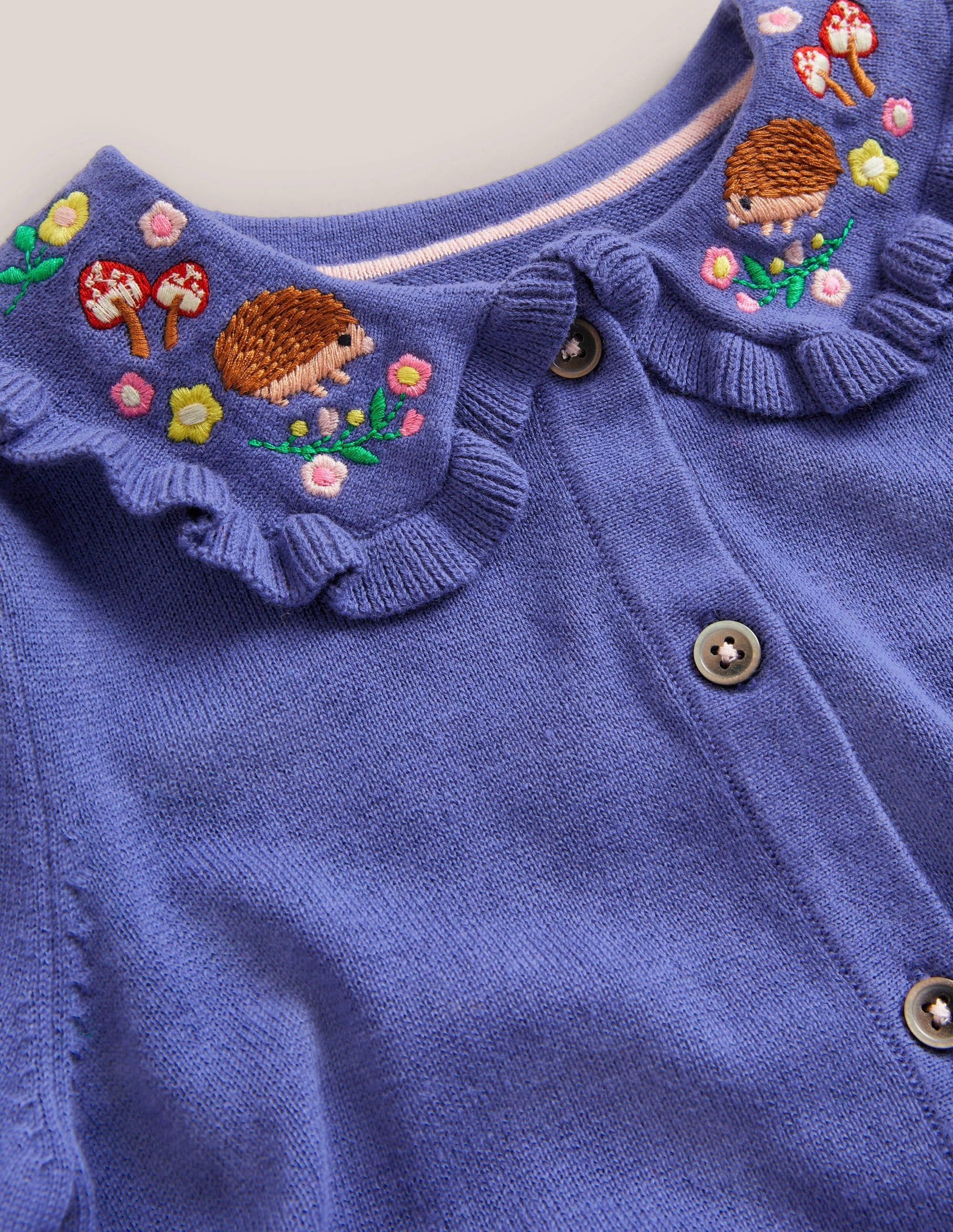 Collared Cardigan-Starboard Blue - Image 3