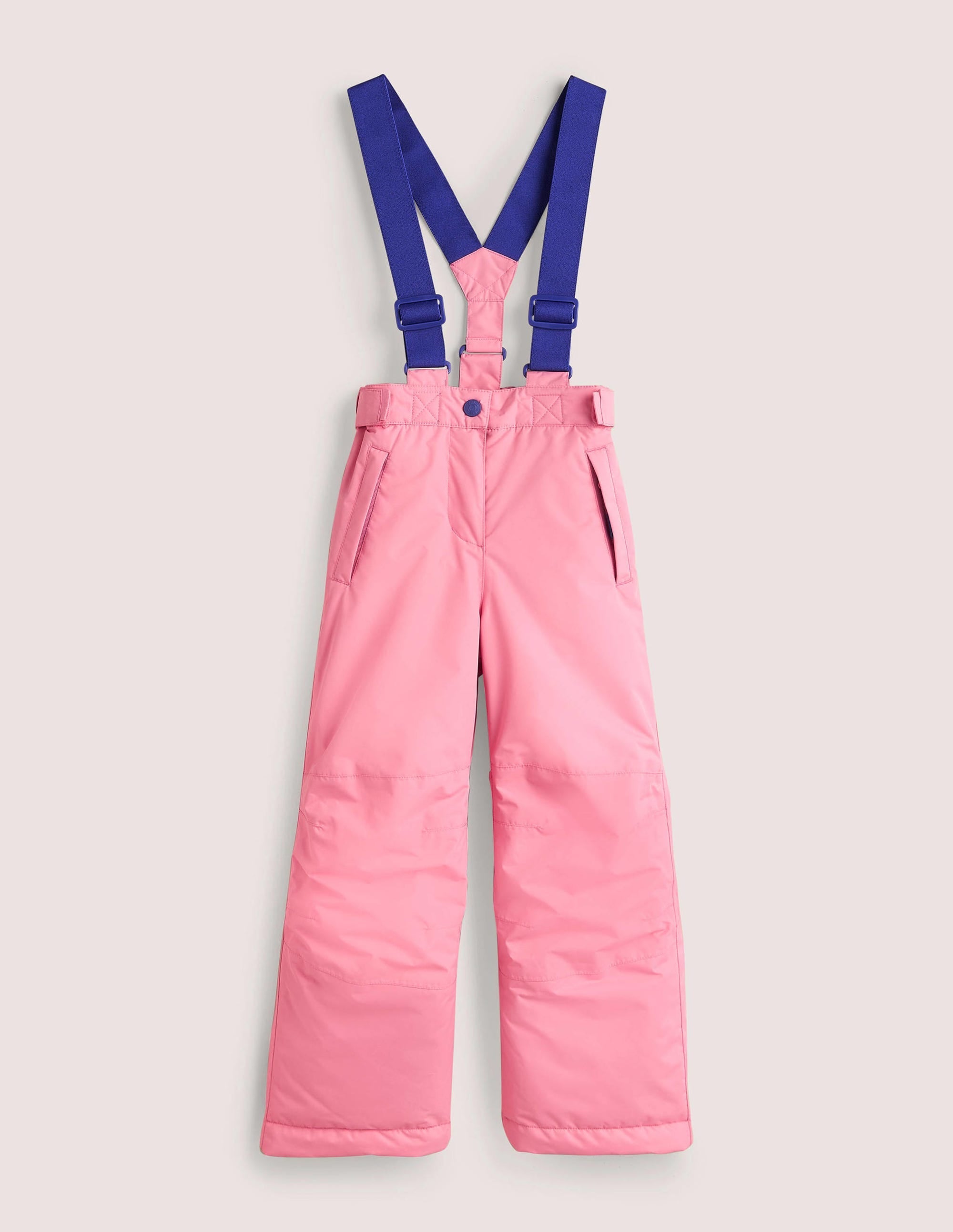 Pink Waterproof Dungaree Trousers-Pink Lemonade - Image 1