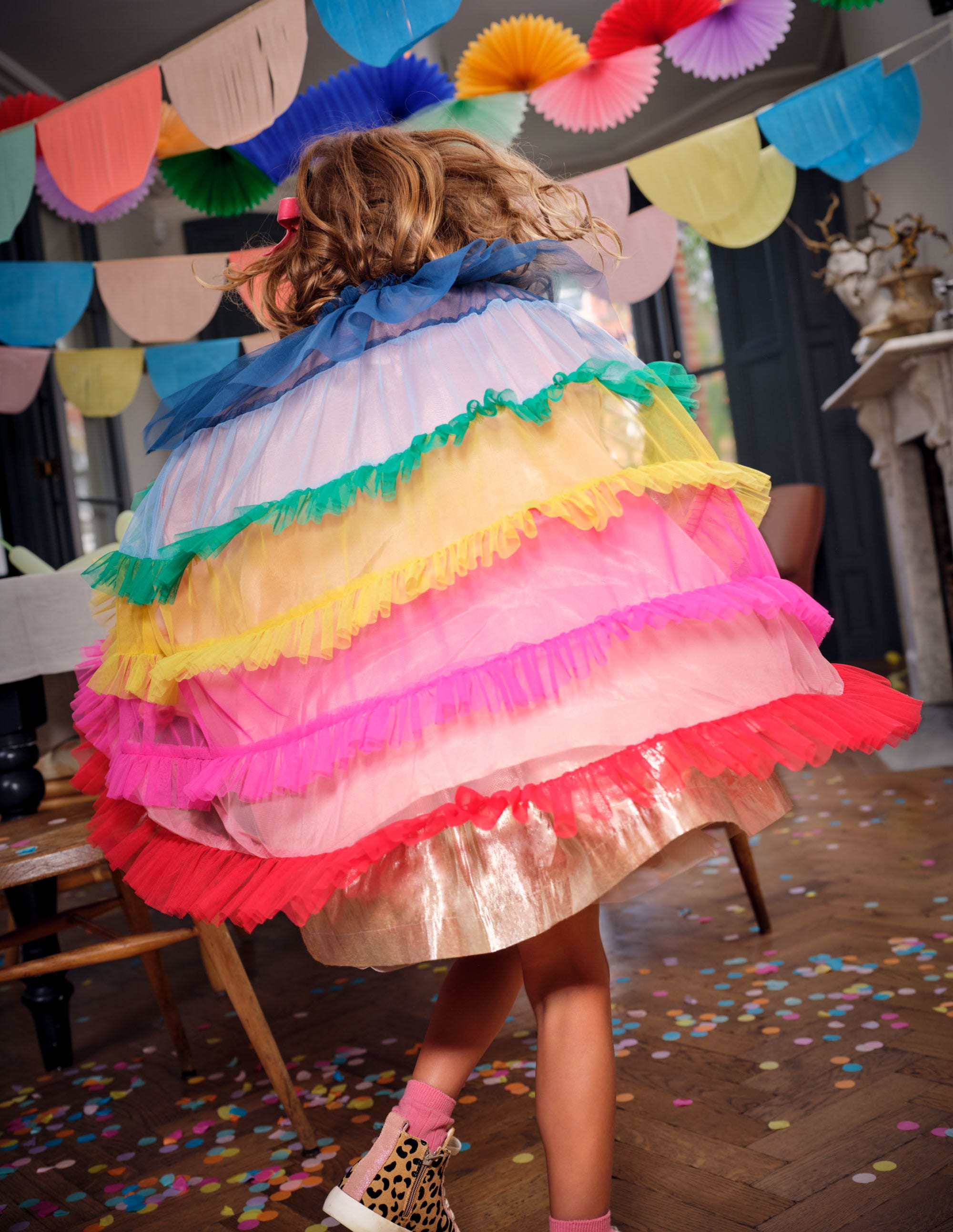 Tulle Cape-Multi Raonbow - Image 7