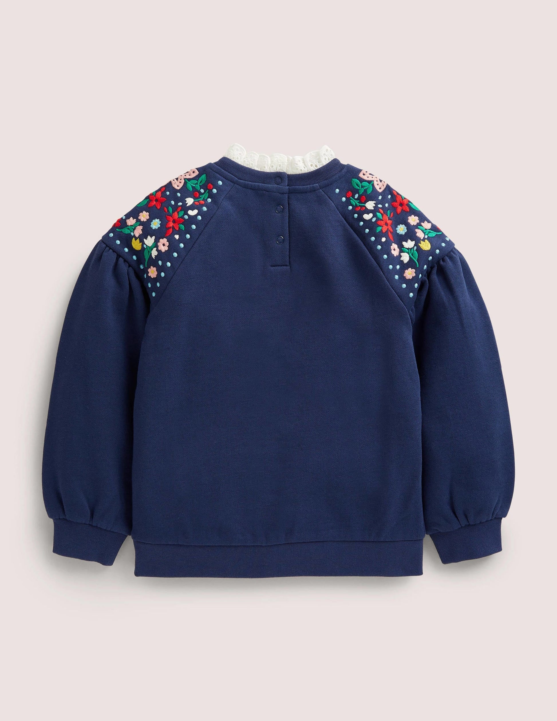 Embroidered Sweatshirt-College Navy-2