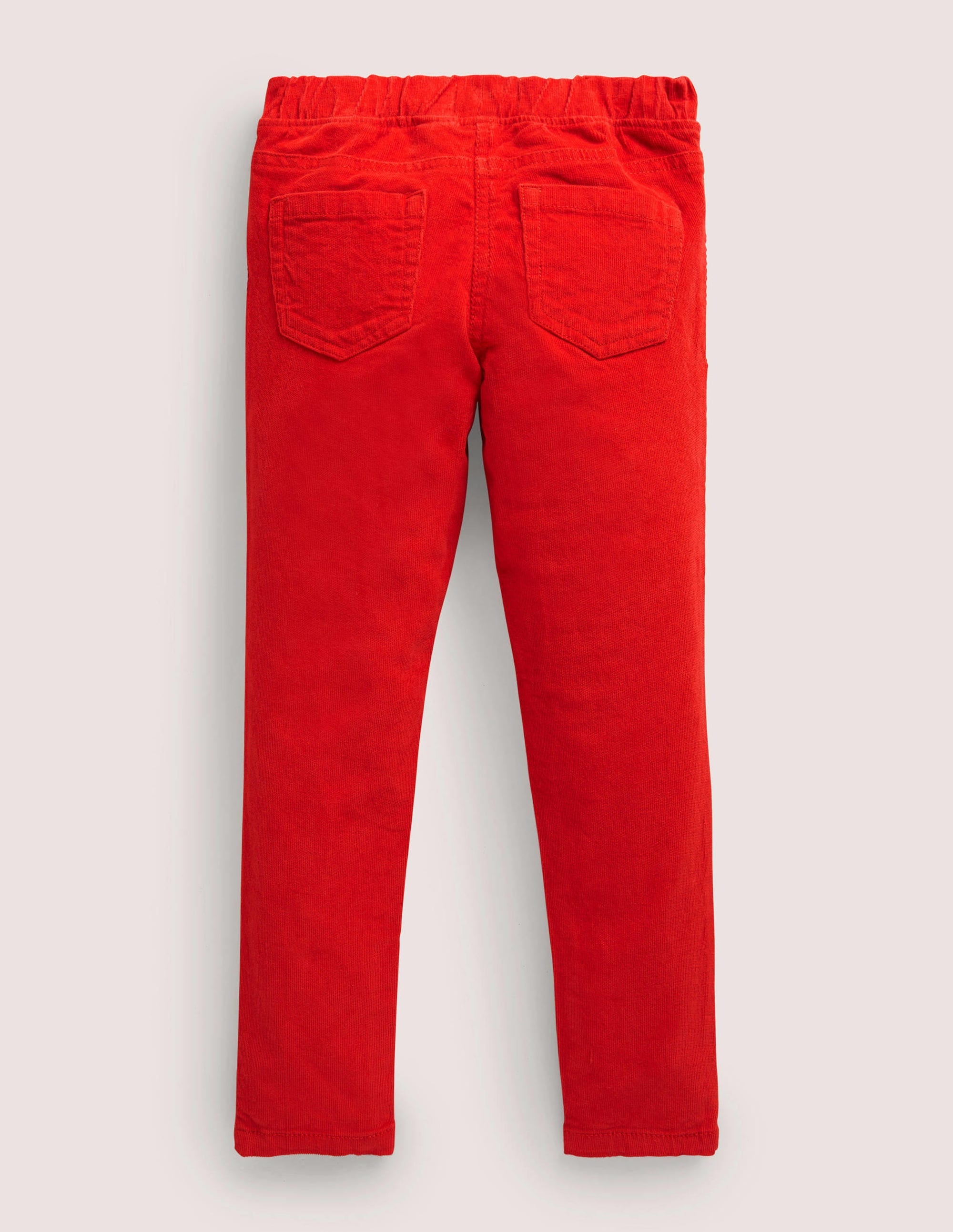 Cord Leggings-Strawberry Tart Red - Image 2