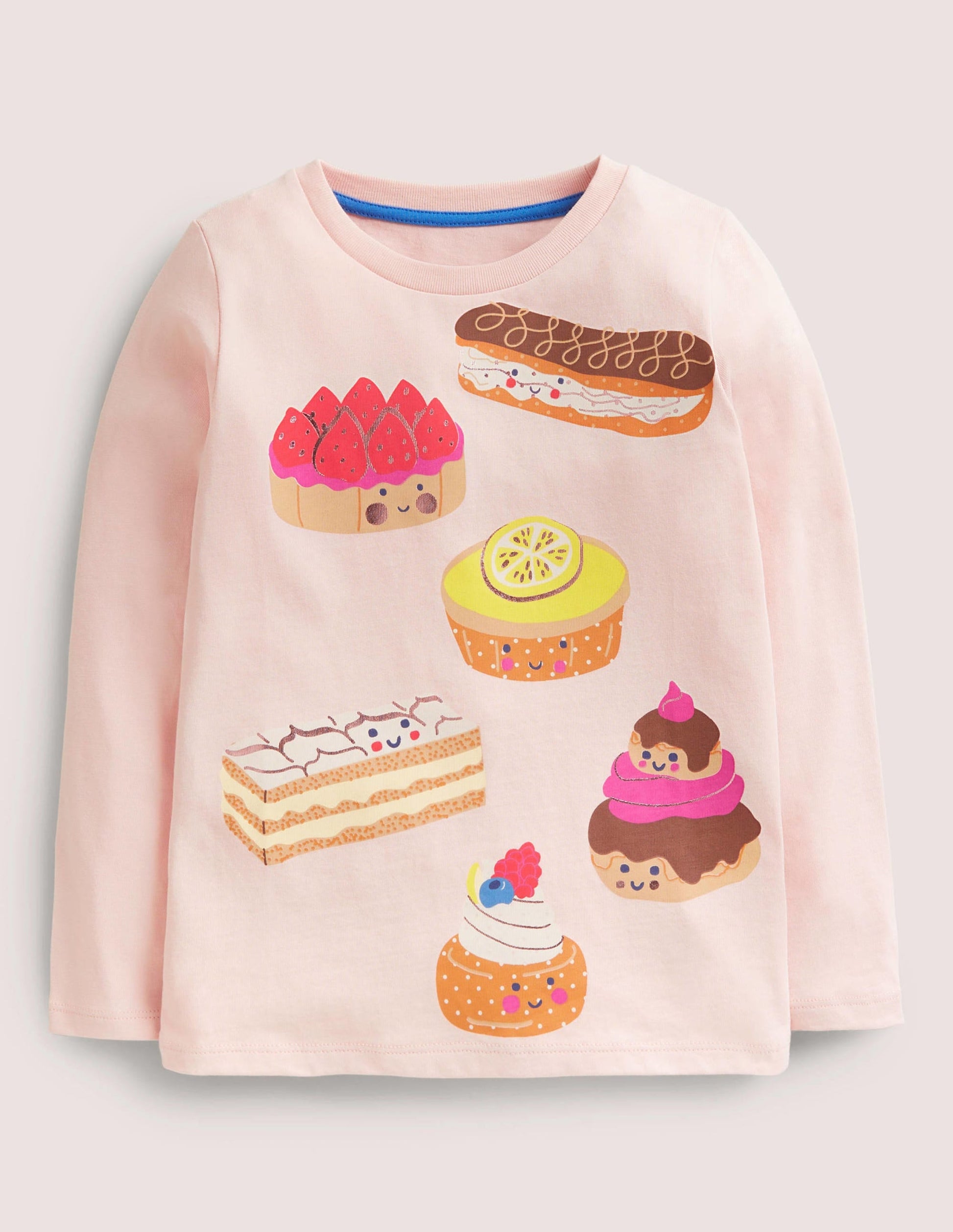 Long-Sleeved Logo Top-Provence Dusty Pink Cakes-1