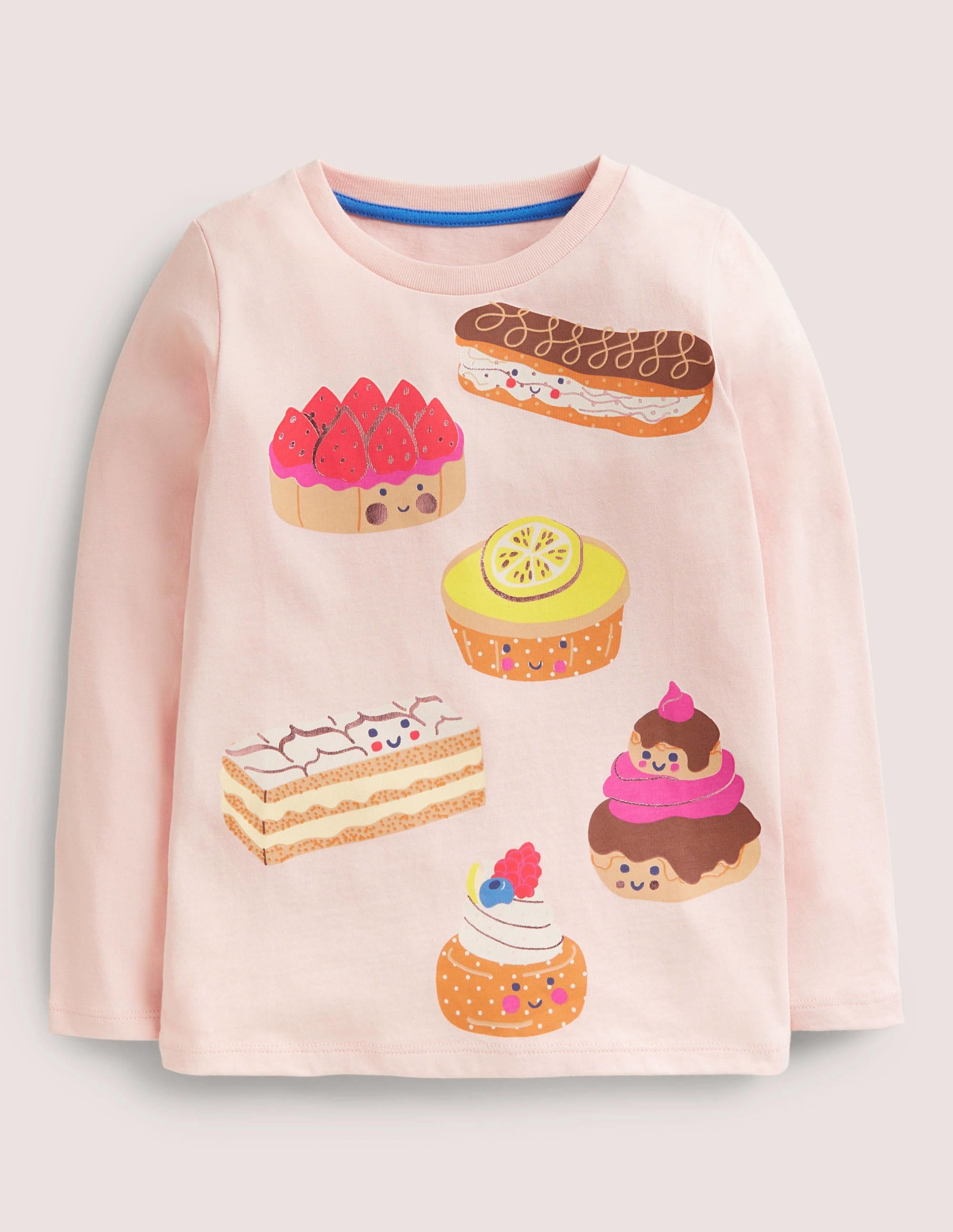 Long-Sleeved Logo Top-Provence Dusty Pink Cakes - Image 1