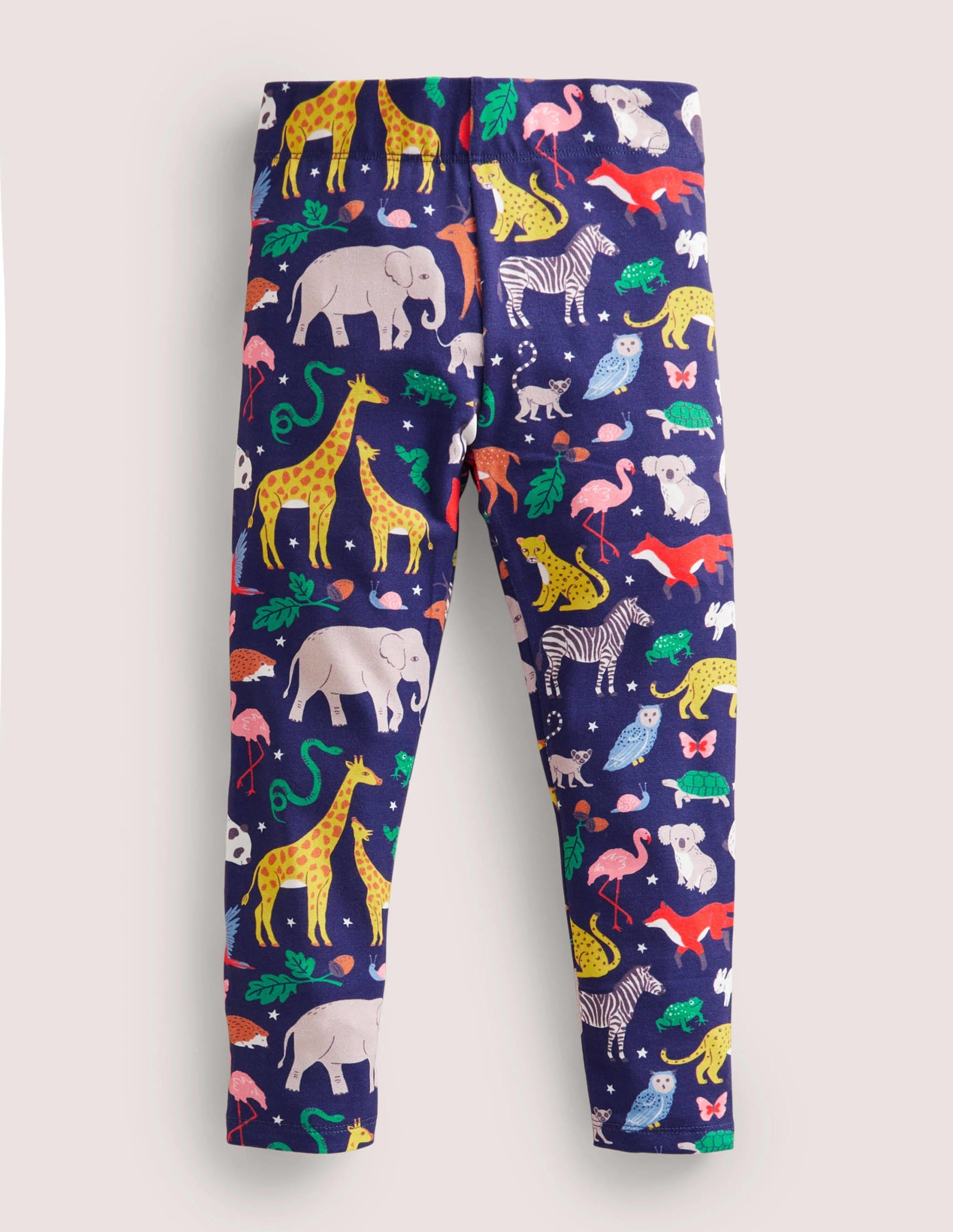 Fun Cosy Leggings-Starboard Blue Global Animals - Image 1