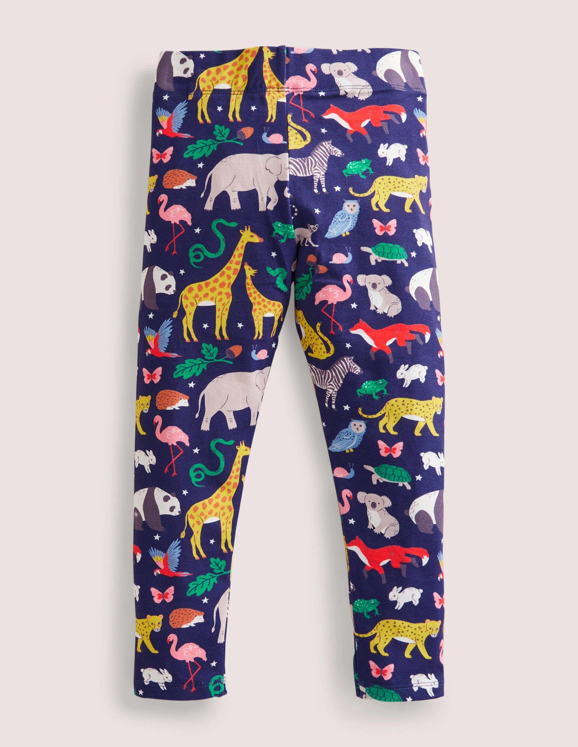 Fun Cosy Leggings-Starboard Blue Global Animals-2