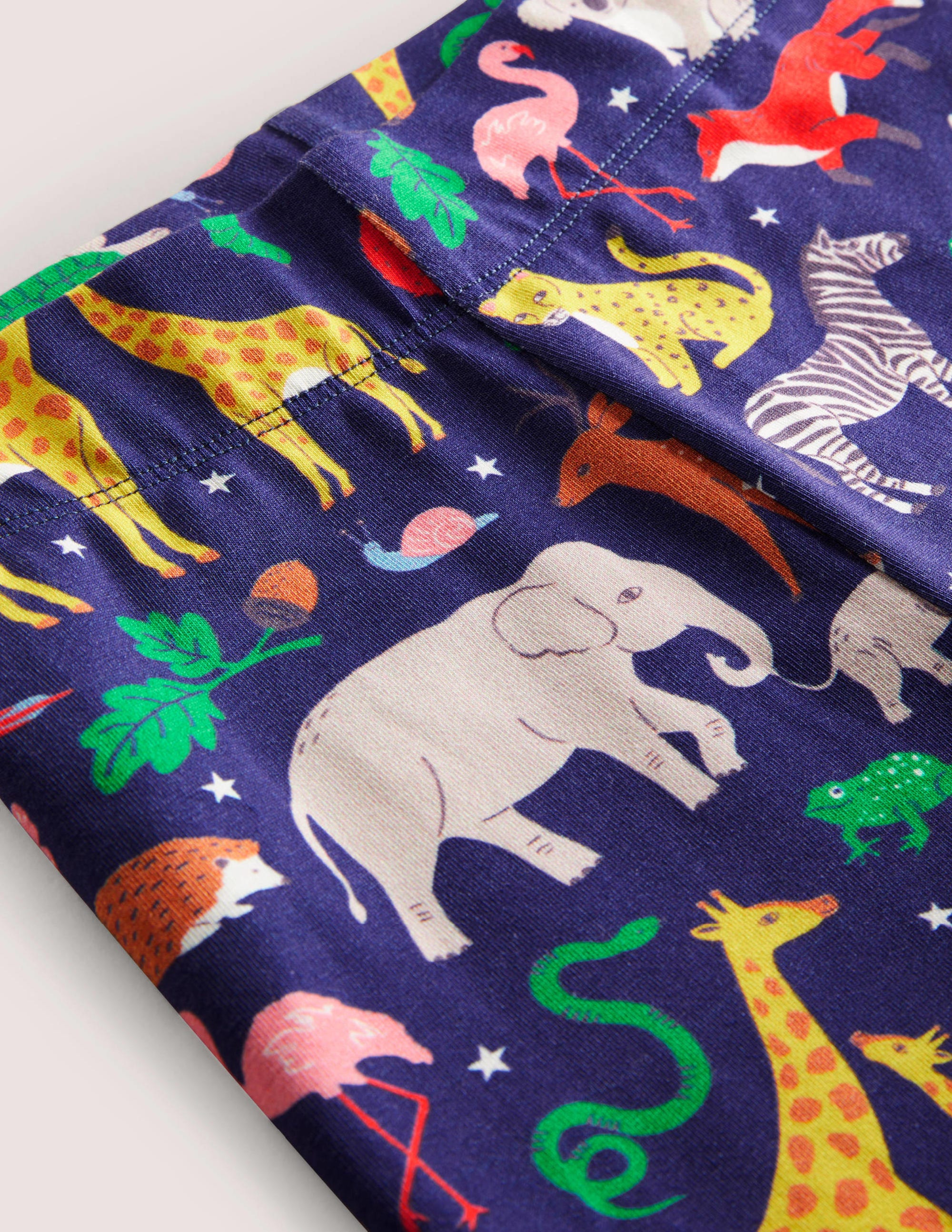 Fun Cosy Leggings-Starboard Blue Global Animals - Image 3