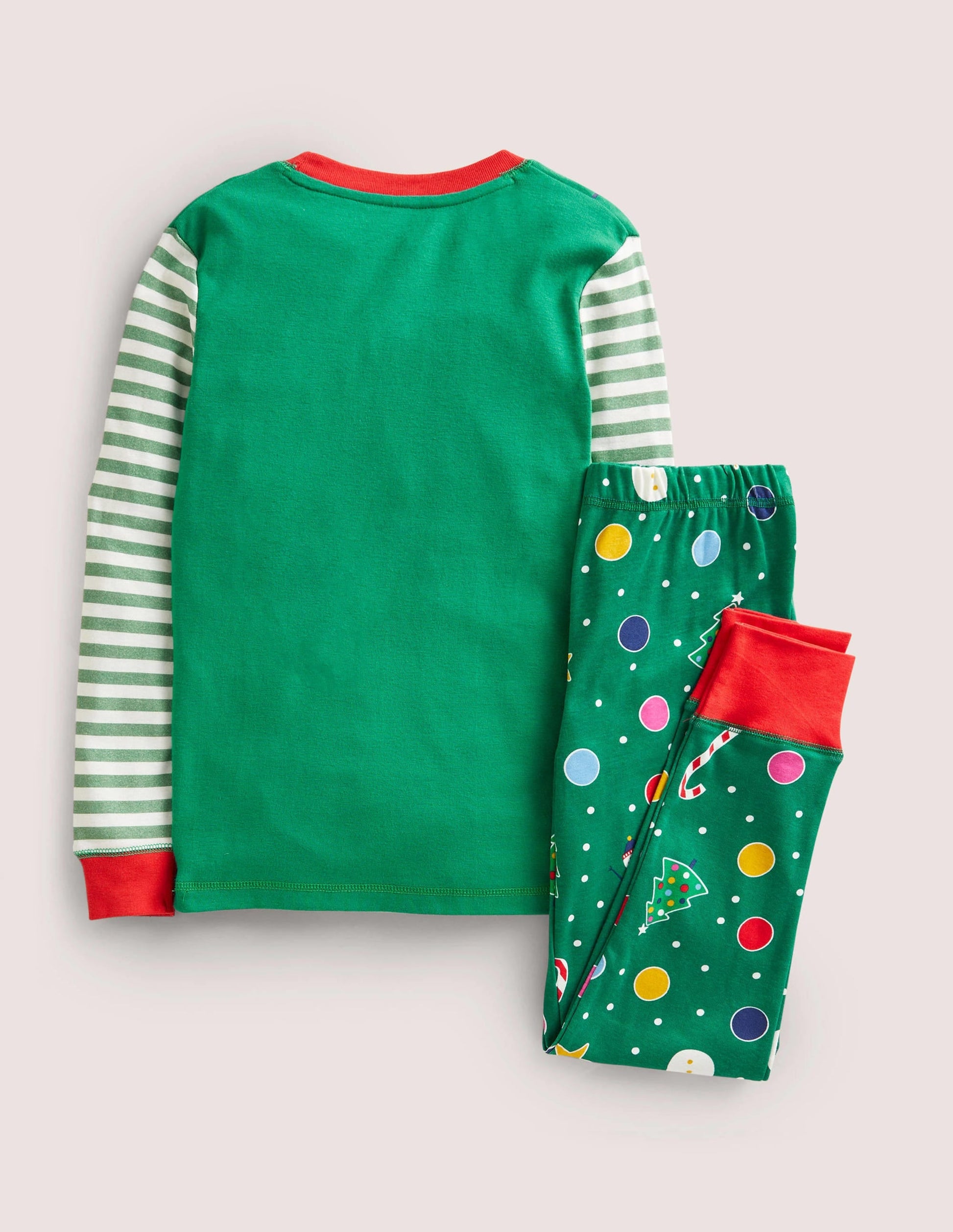 Snug Glow-In-The-Dark Pyjamas-Shady Green Christmas Tree-2