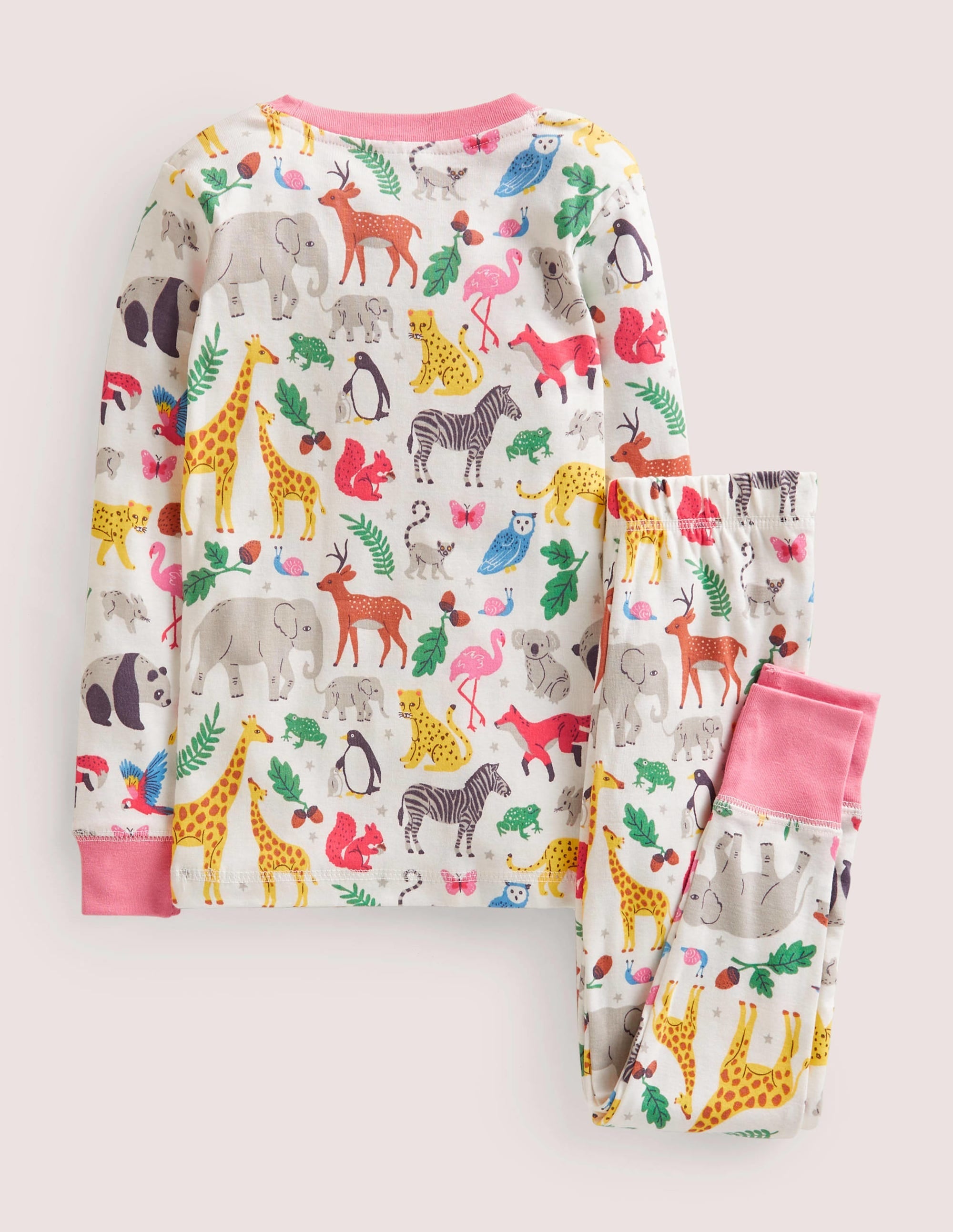 Snug Long John Pyjamas-Multi Global Animals - Image 2