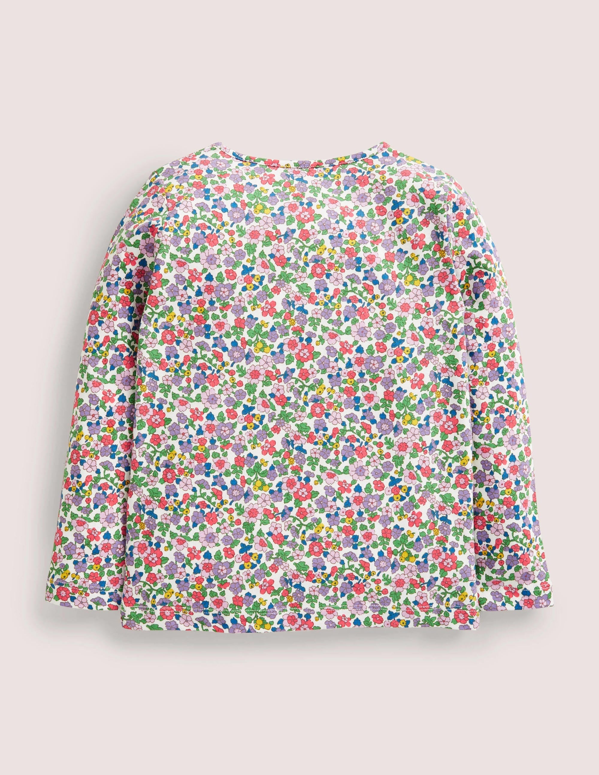 Long-Sleeved Logo Top-Be Kind Floral - Image 2