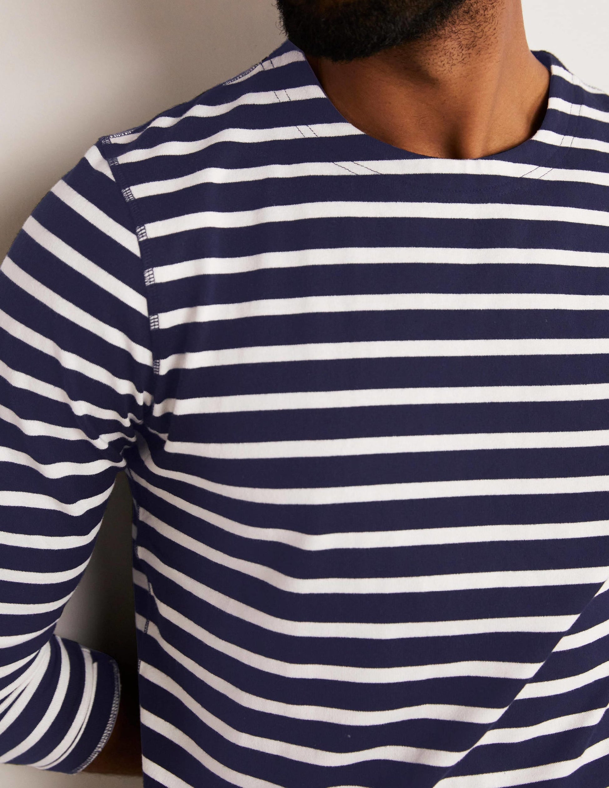 Midweight Mariner Breton-Navy/Ecru Stripe-2