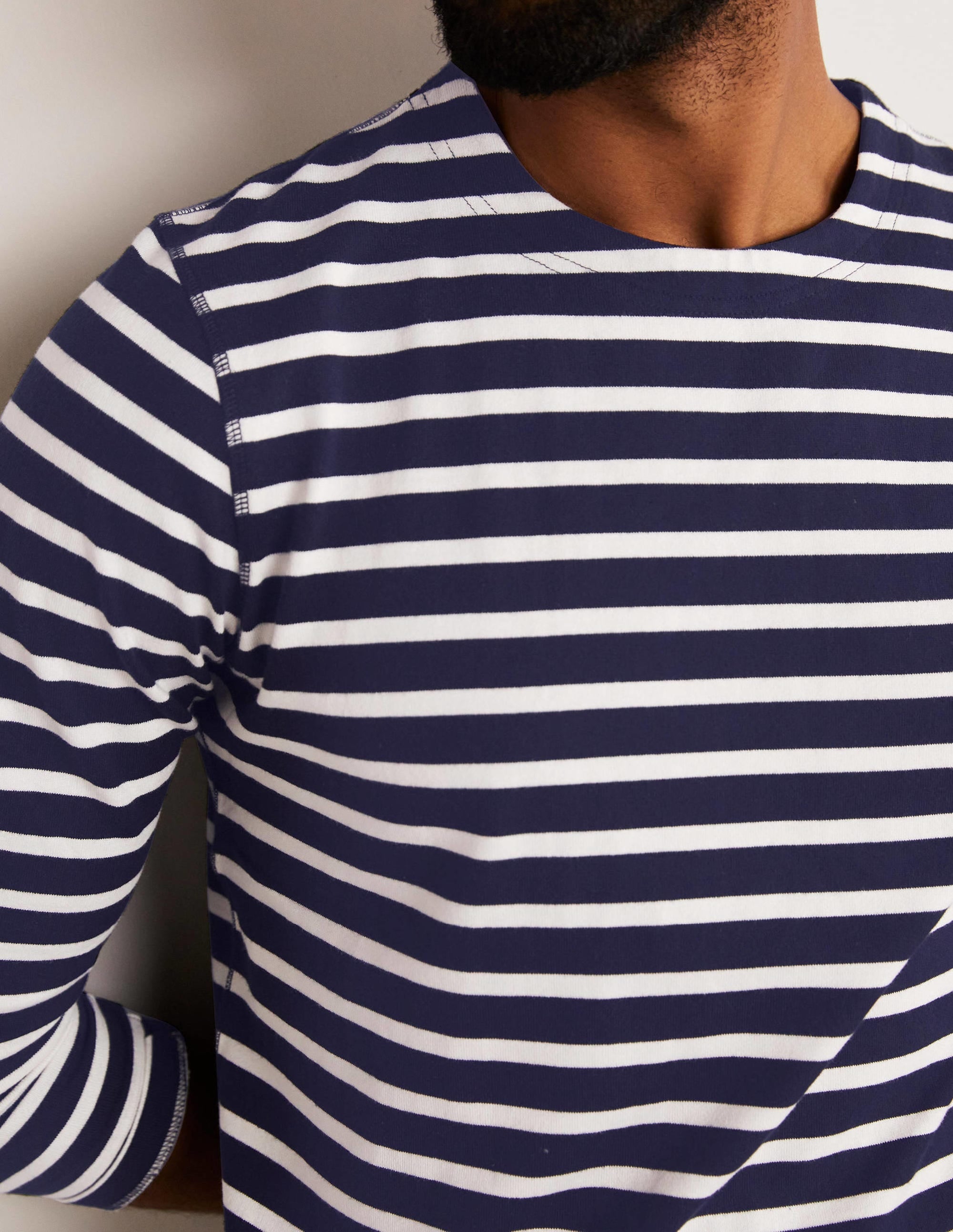Midweight Mariner Breton-Navy/Ecru Stripe - Image 2