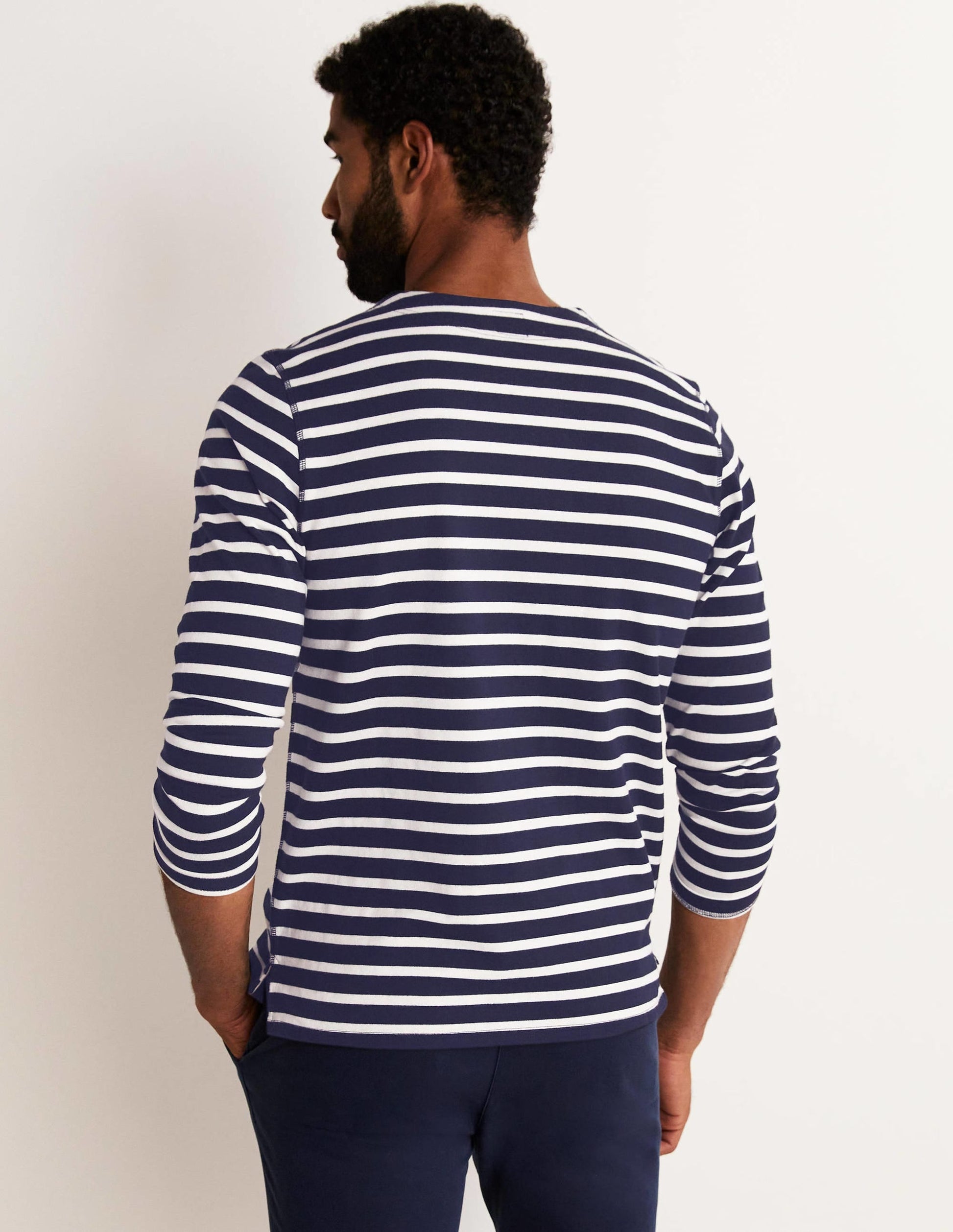 Midweight Mariner Breton-Navy/Ecru Stripe-3