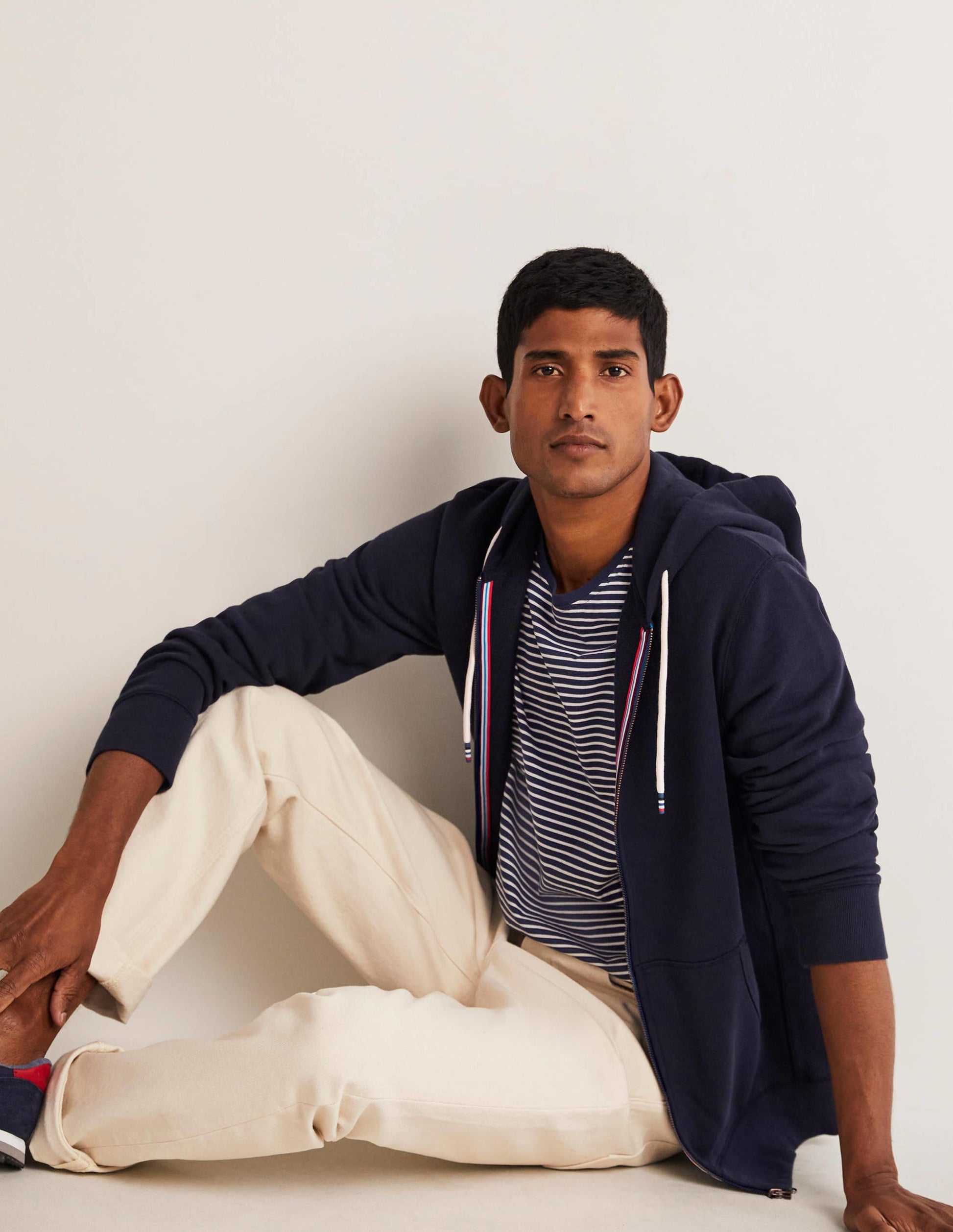 Irvine Zip Up Hoodie-Navy-4