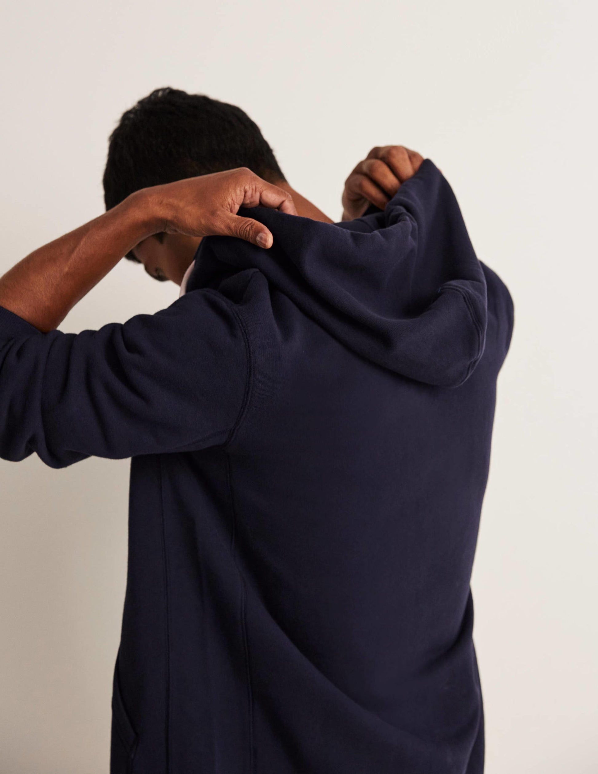 Irvine Zip Up Hoodie-Navy-5