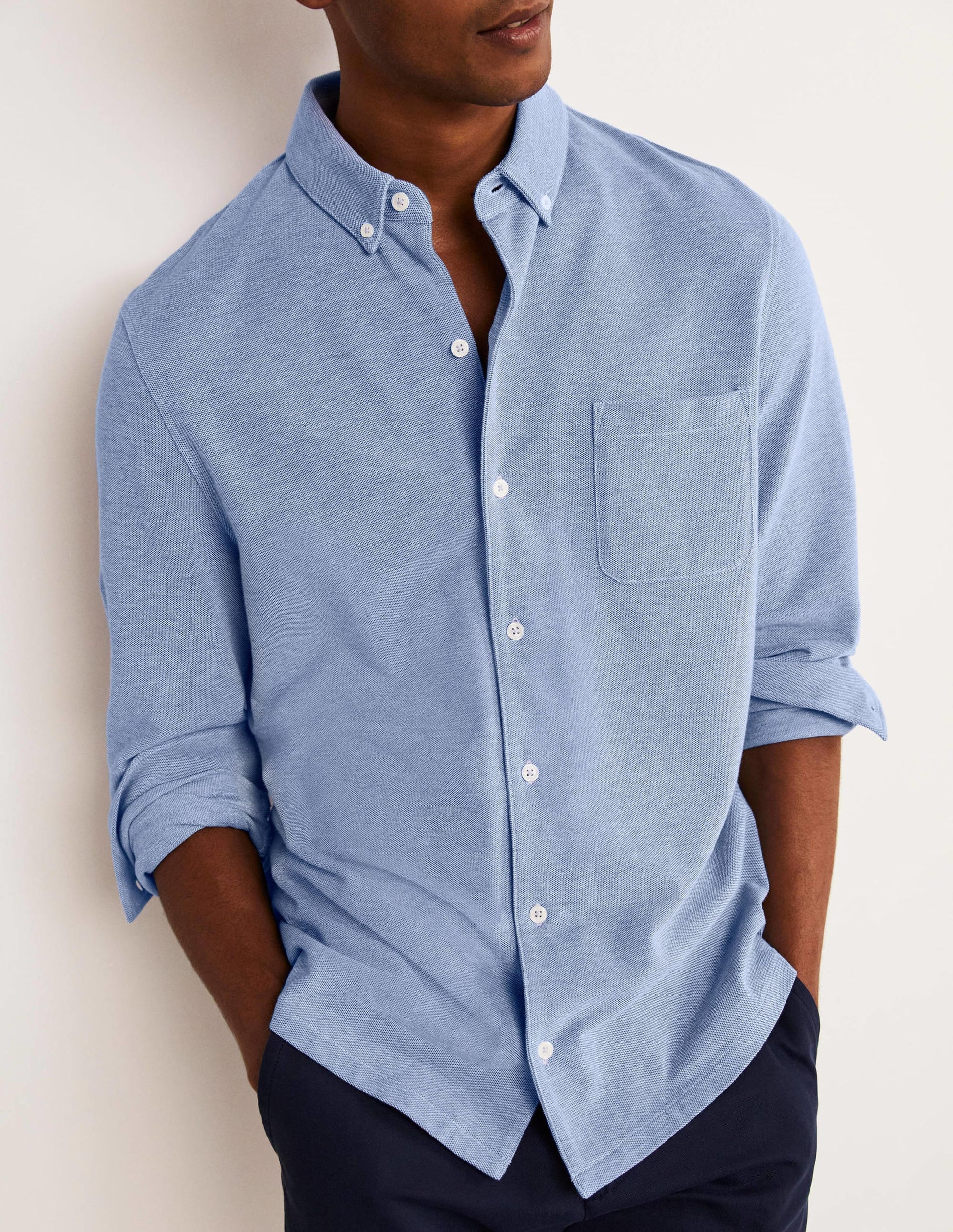 Button Down Piqué Shirt-Oxford Duke-4