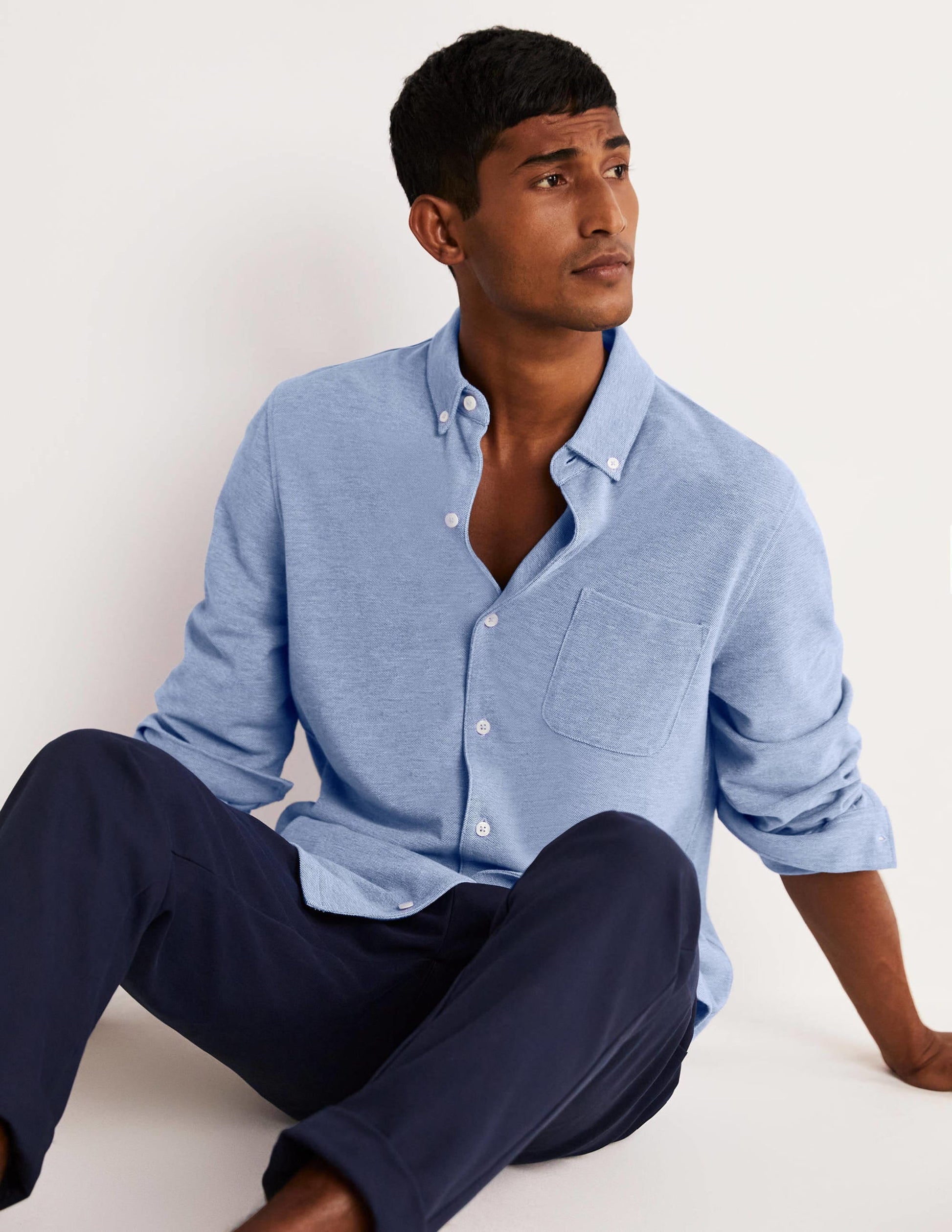 Button Down Piqué Shirt-Oxford Duke-5