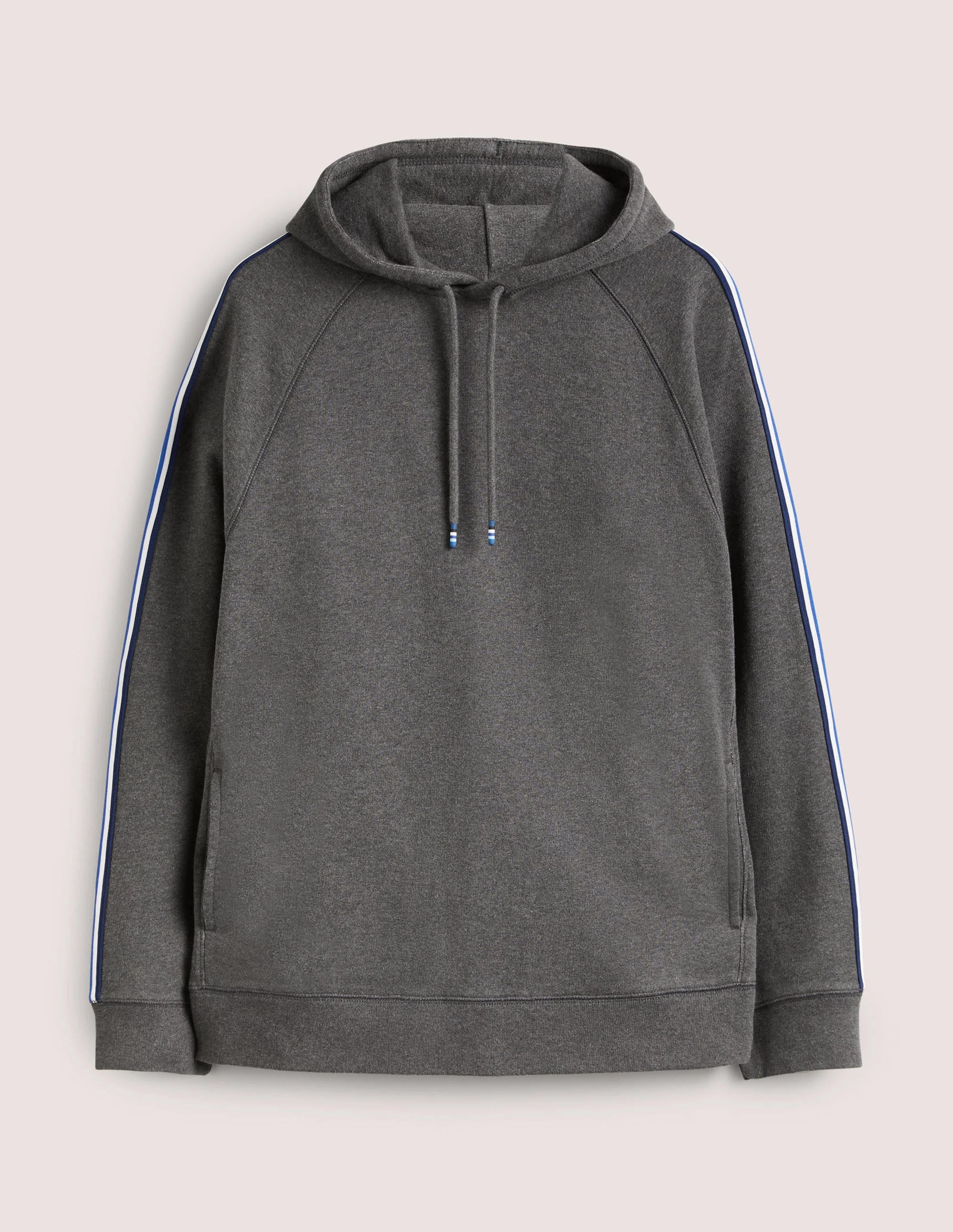 Irvine Hoodie-Charcoal Marl Multi Stripe - Image 6