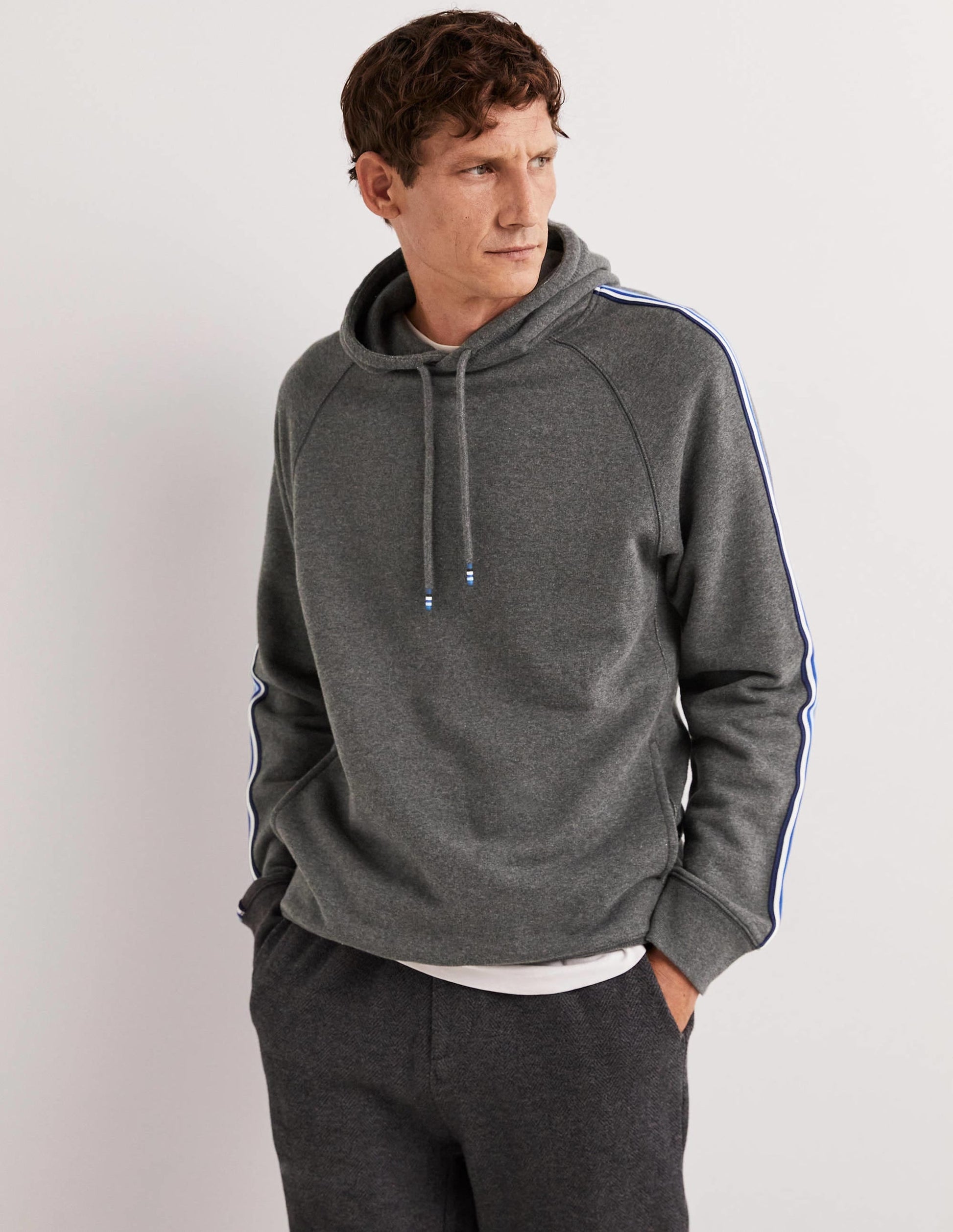 Irvine Hoodie-Charcoal Marl Multi Stripe-4