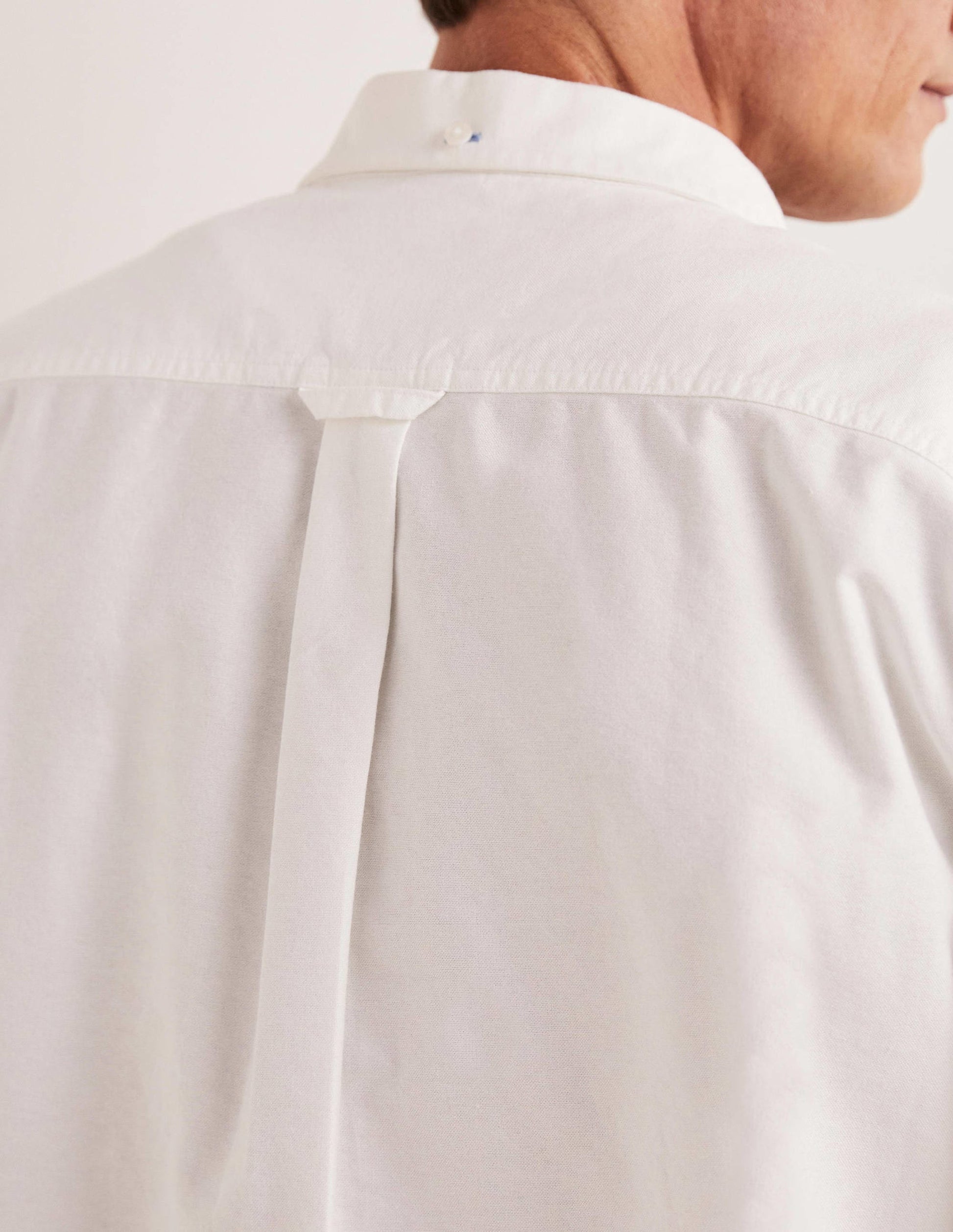Slim Fit Oxford Shirt-White-2