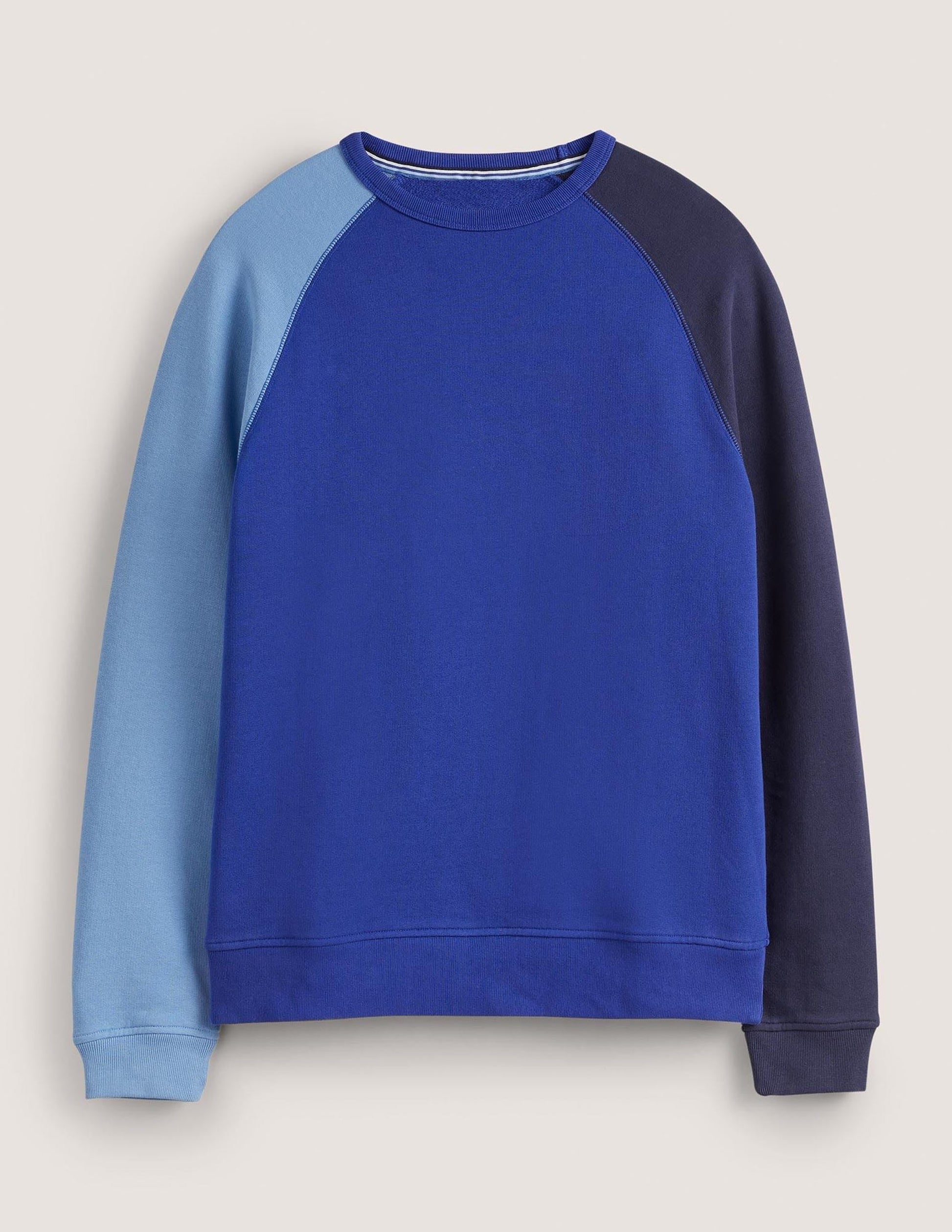 Raglan Sweatshirt-Blue Colourblock-6