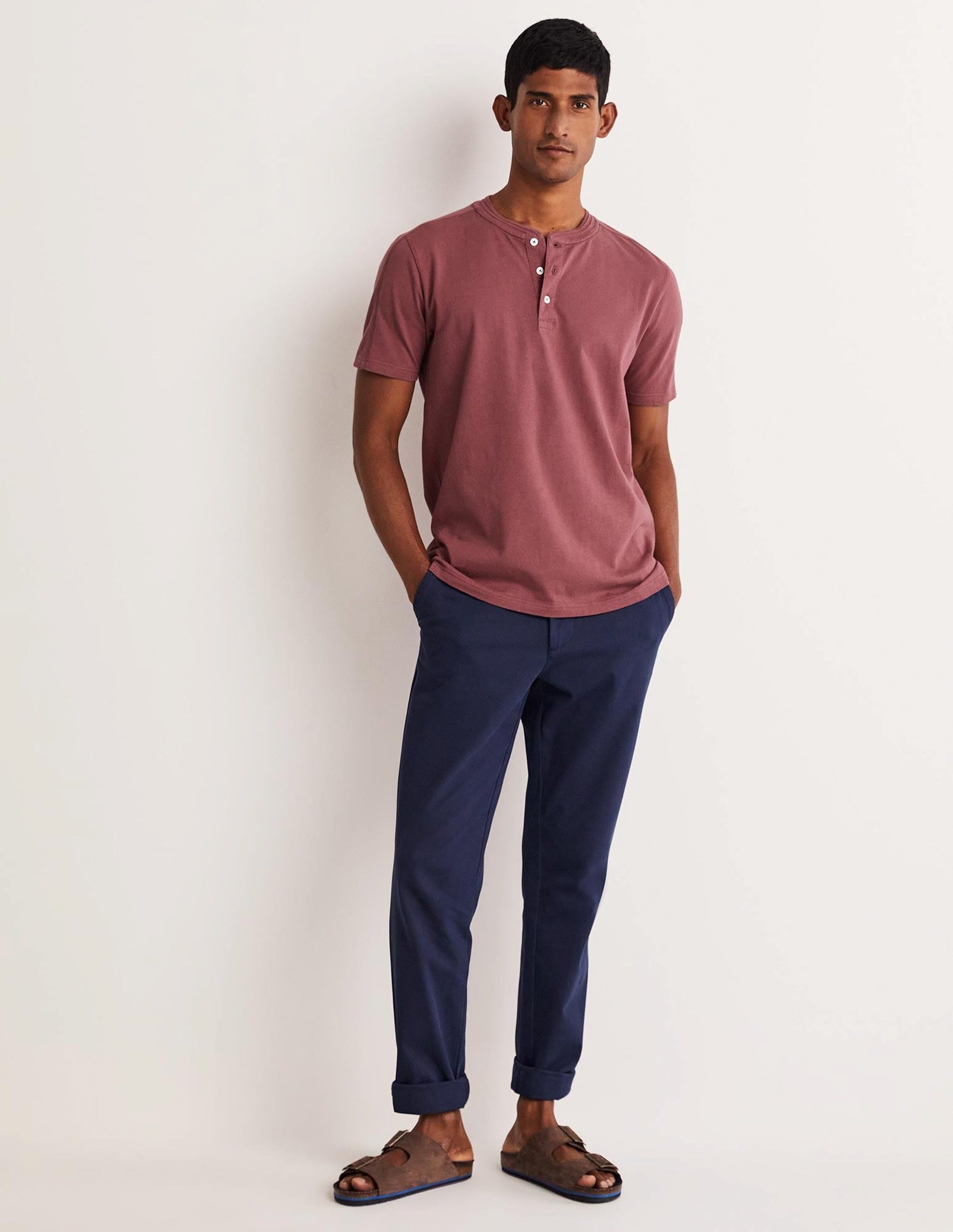 Short Sleeve Henley-Berry Smoothie-10