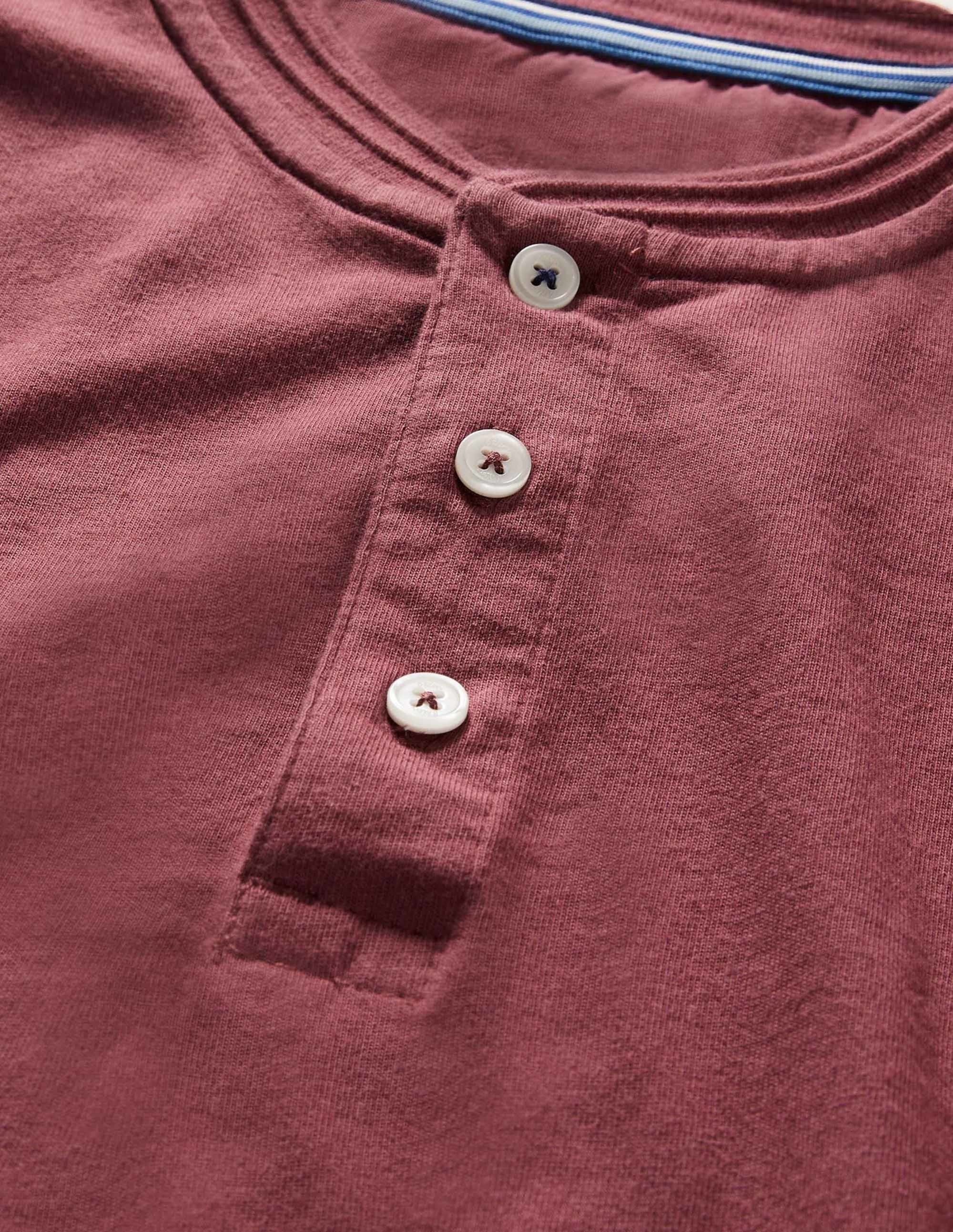 Short Sleeve Henley-Berry Smoothie - Image 11