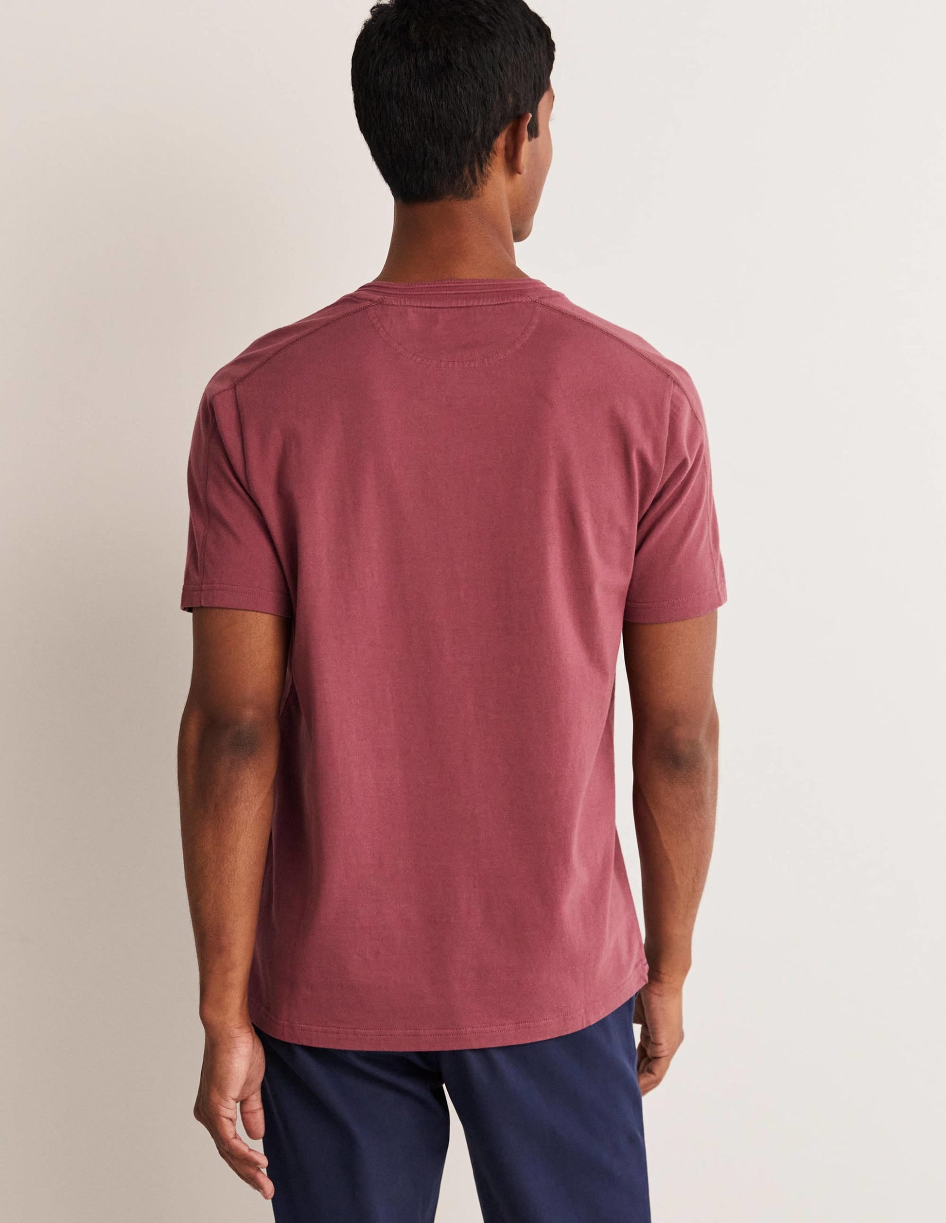 Short Sleeve Henley-Berry Smoothie-3