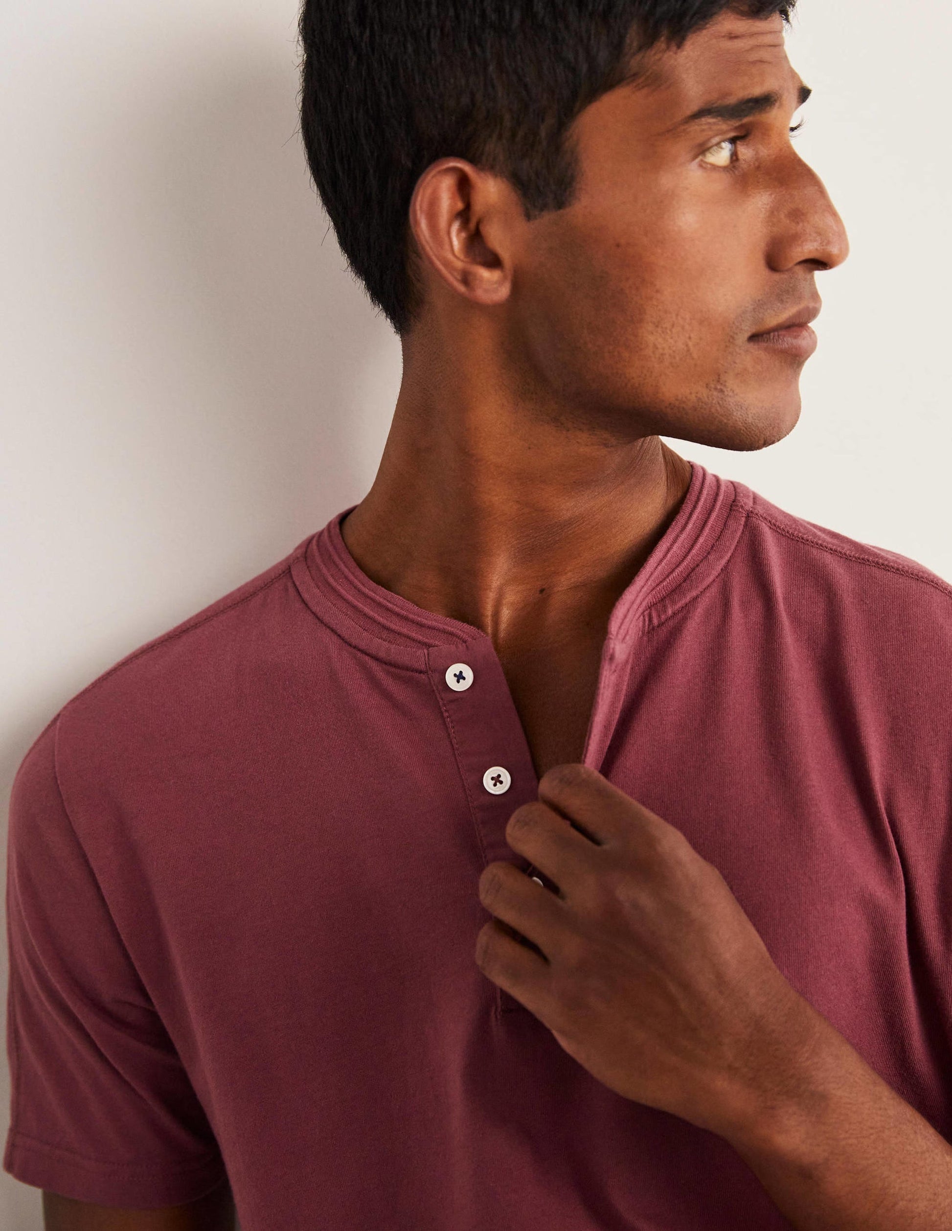 Short Sleeve Henley-Berry Smoothie-4
