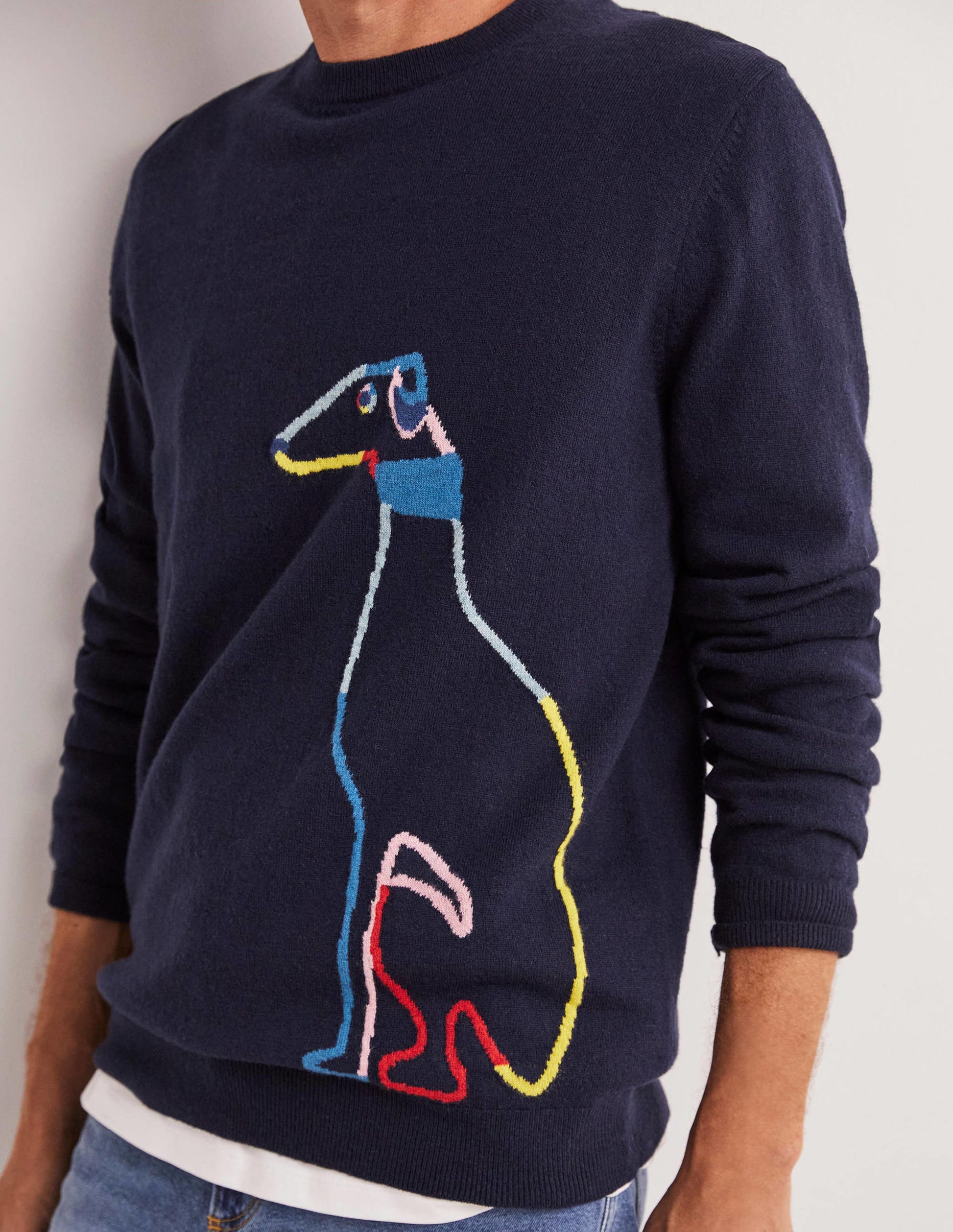 Lambswool Crew Neck-Rainbow Whippet-8