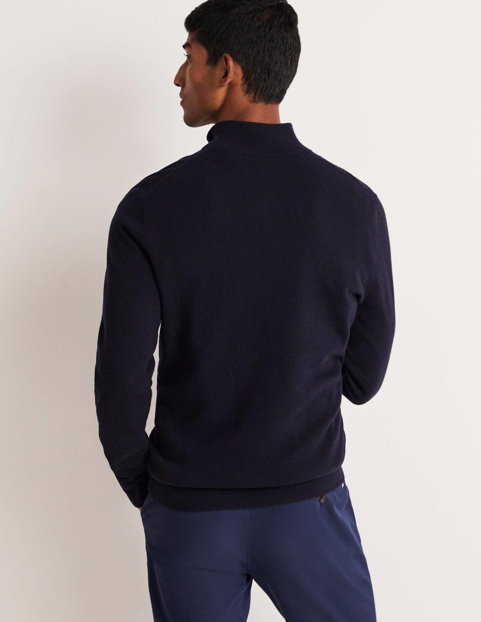 Lambswool Half-Zip-Navy-2