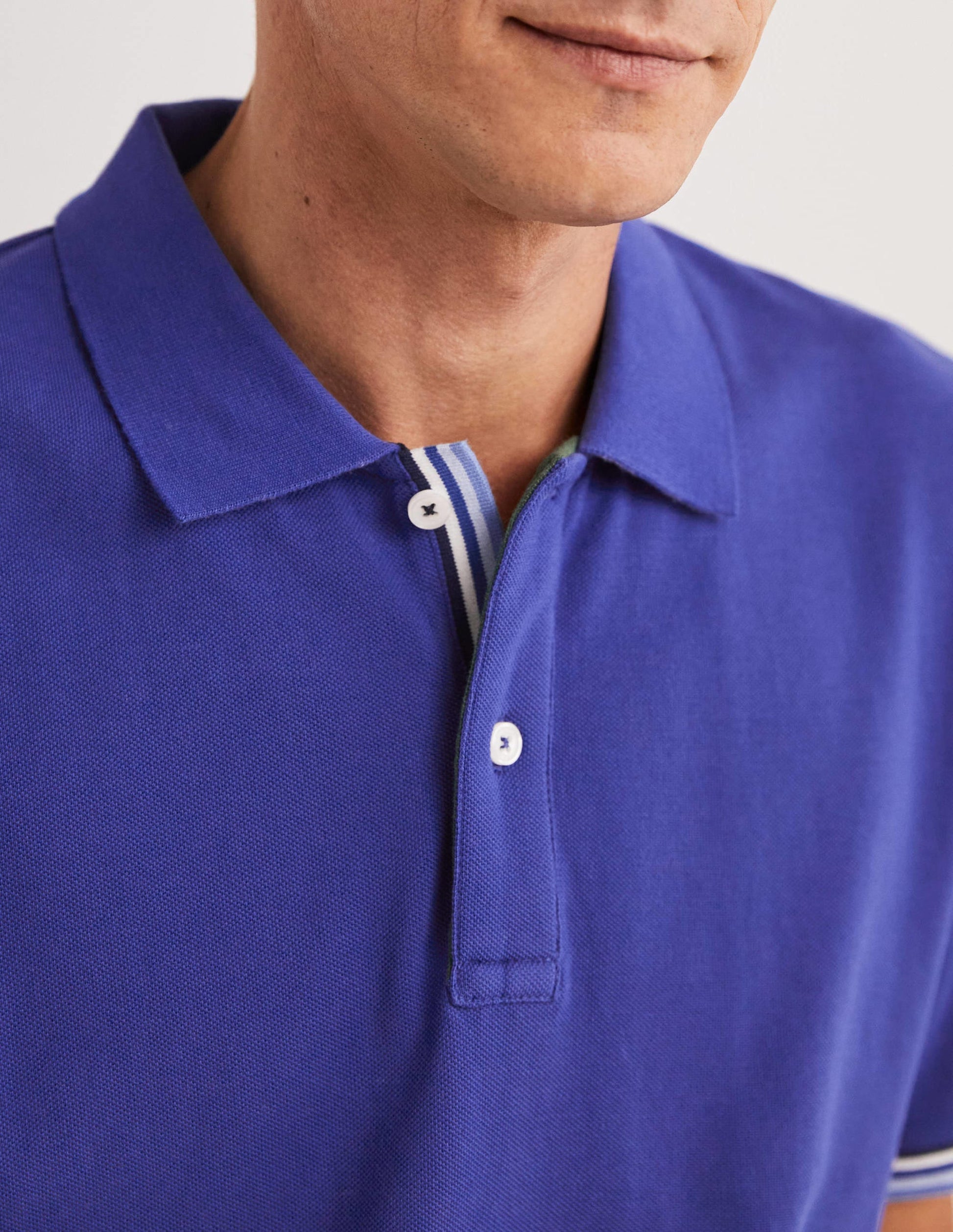 Piqué Polo Shirt-Regal Blue-6