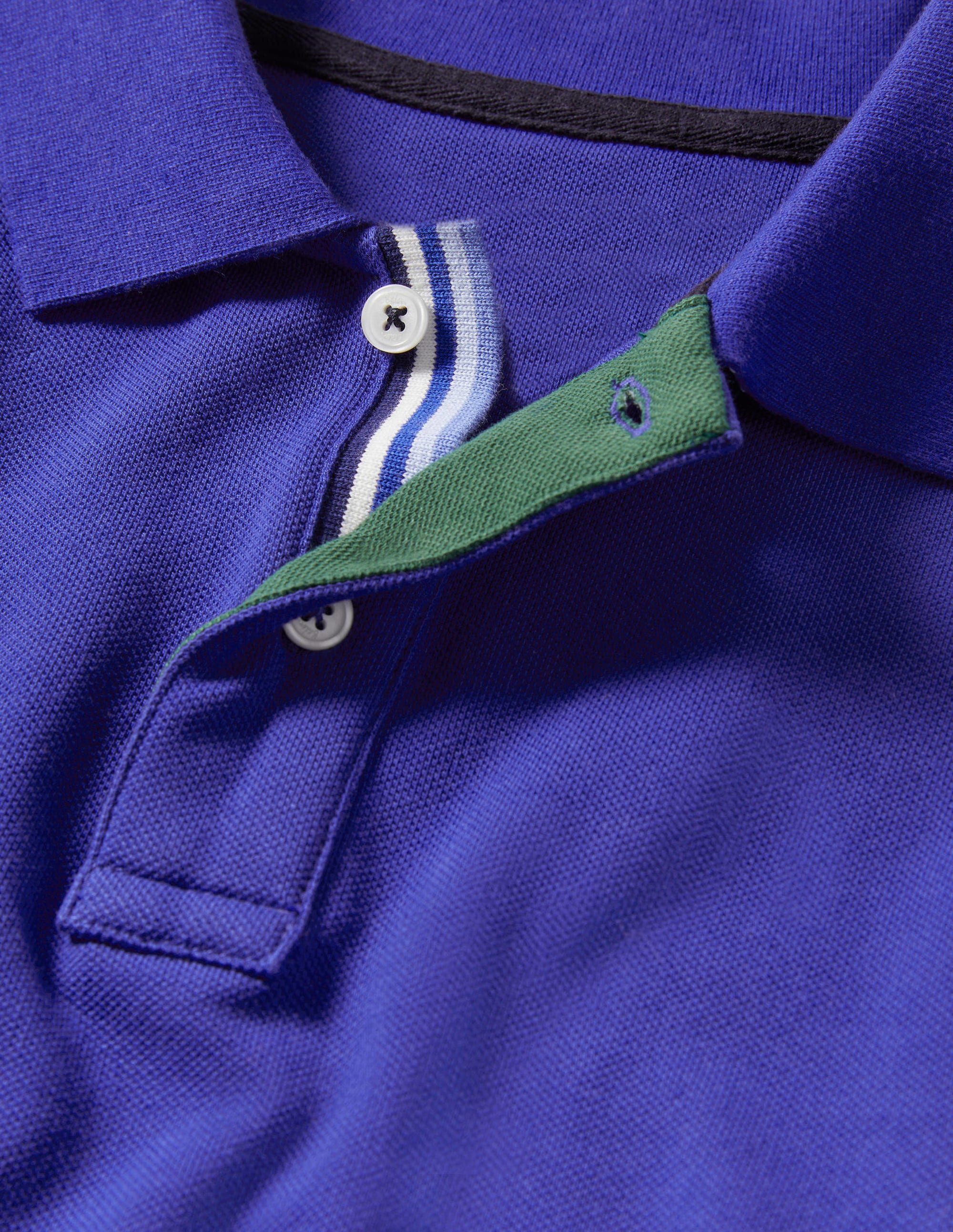 Piqué Polo Shirt-Regal Blue - Image 9