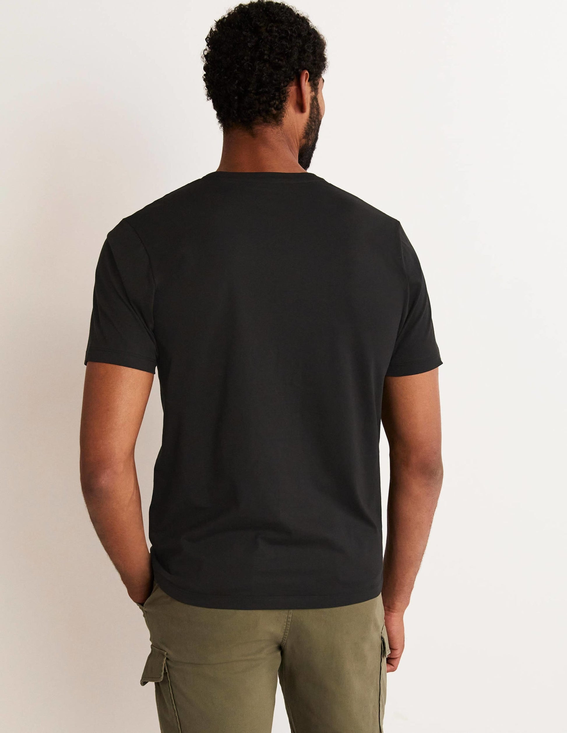 Classic Cotton T-shirt-Black-3