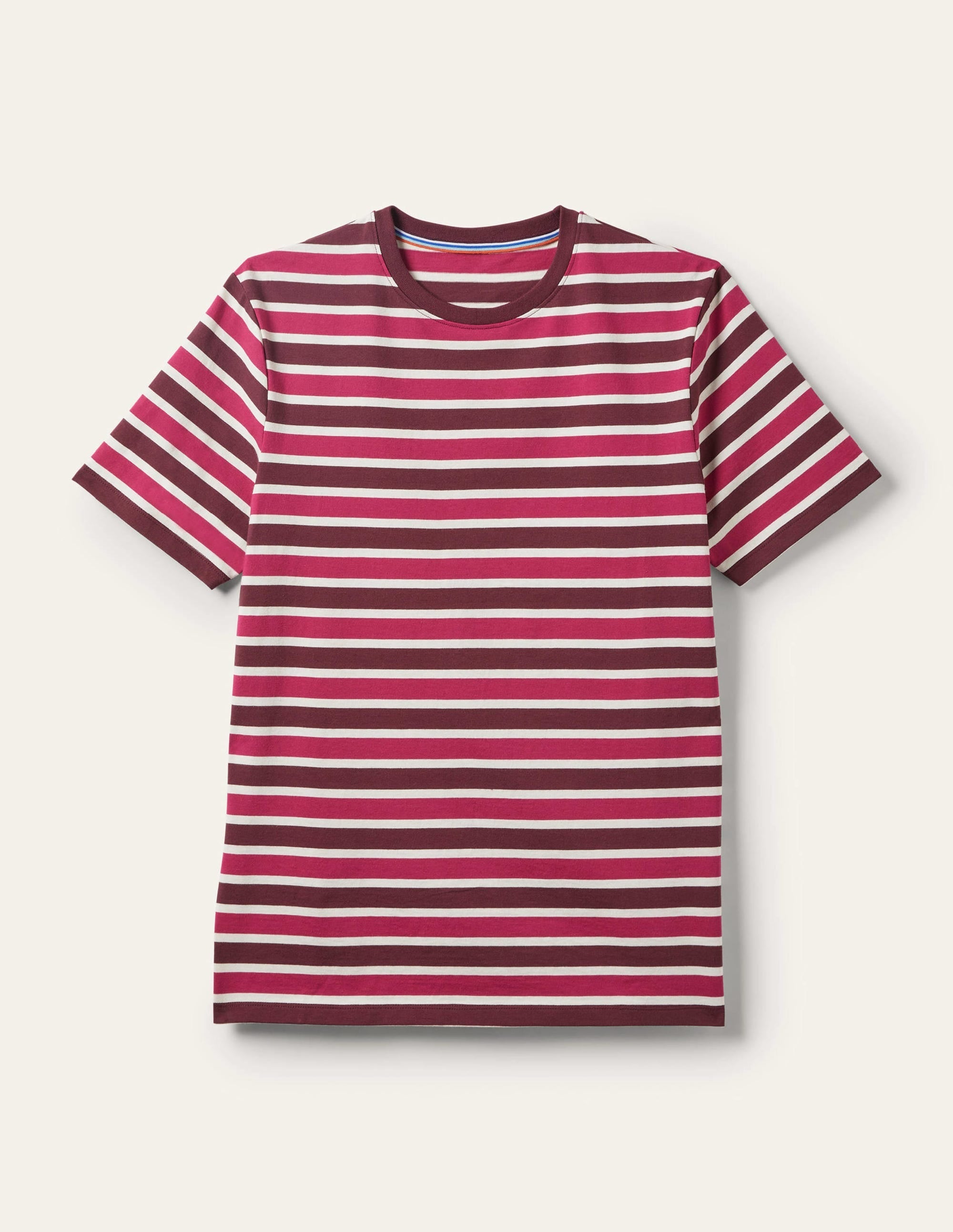 Classic Cotton T-shirt-Penelope Pink Stripe - Image 6