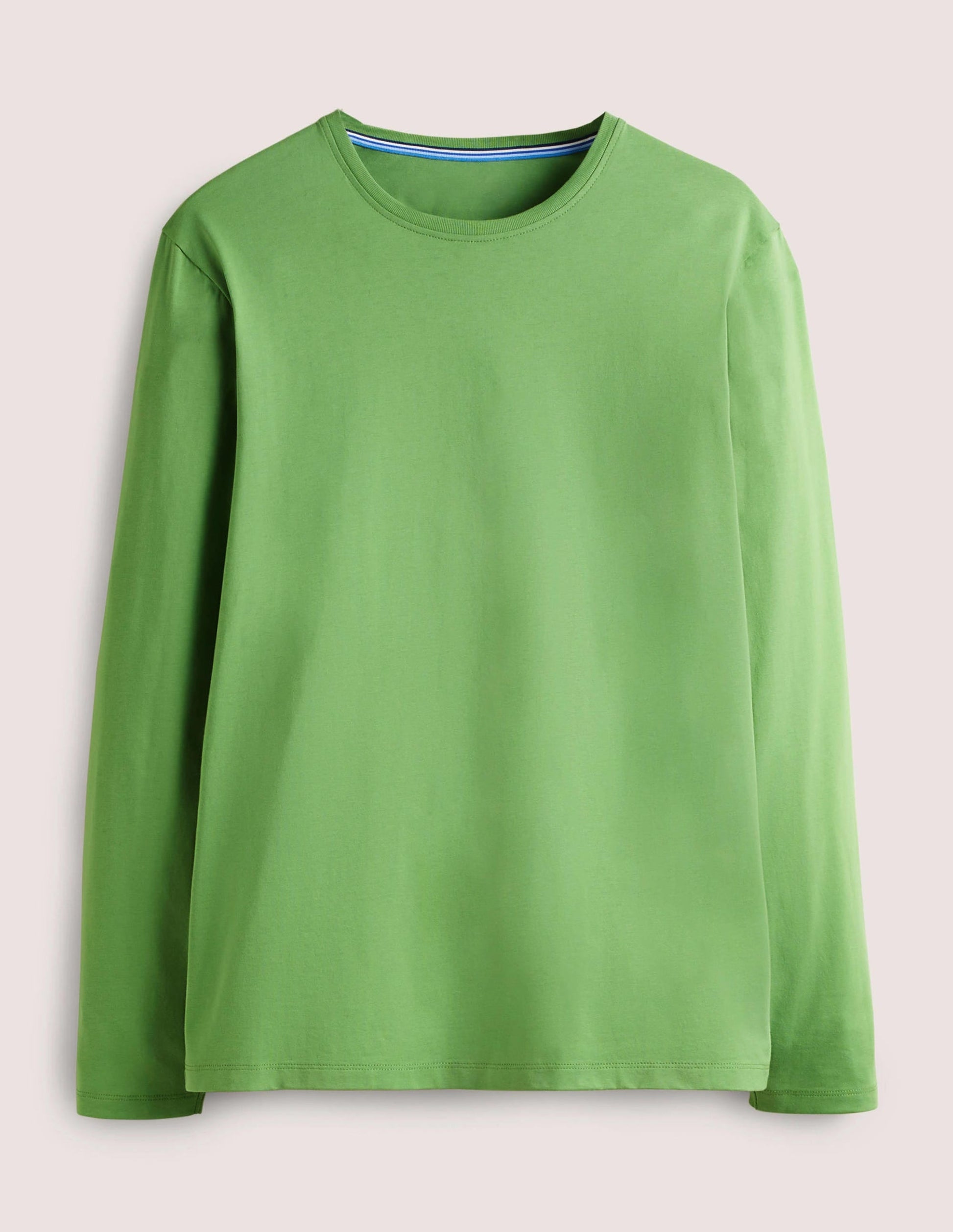Classic Long-sleeved T-shirt-English Ivy Green-10