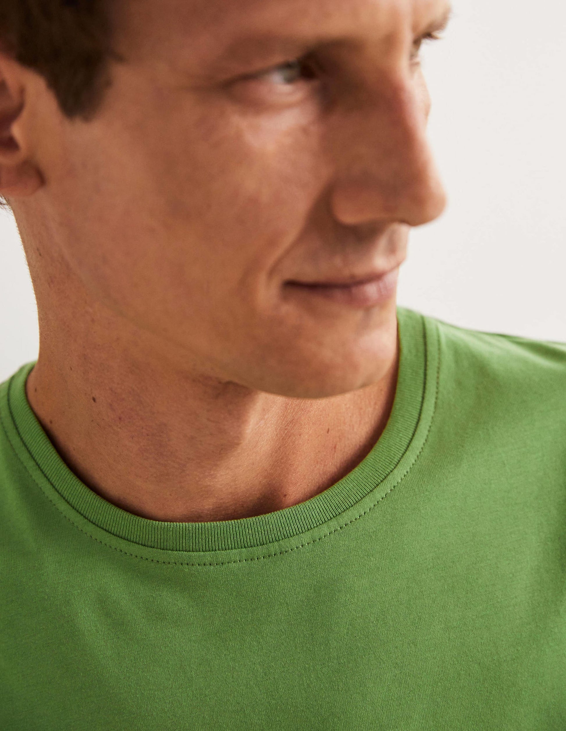 Classic Long-sleeved T-shirt-English Ivy Green-2
