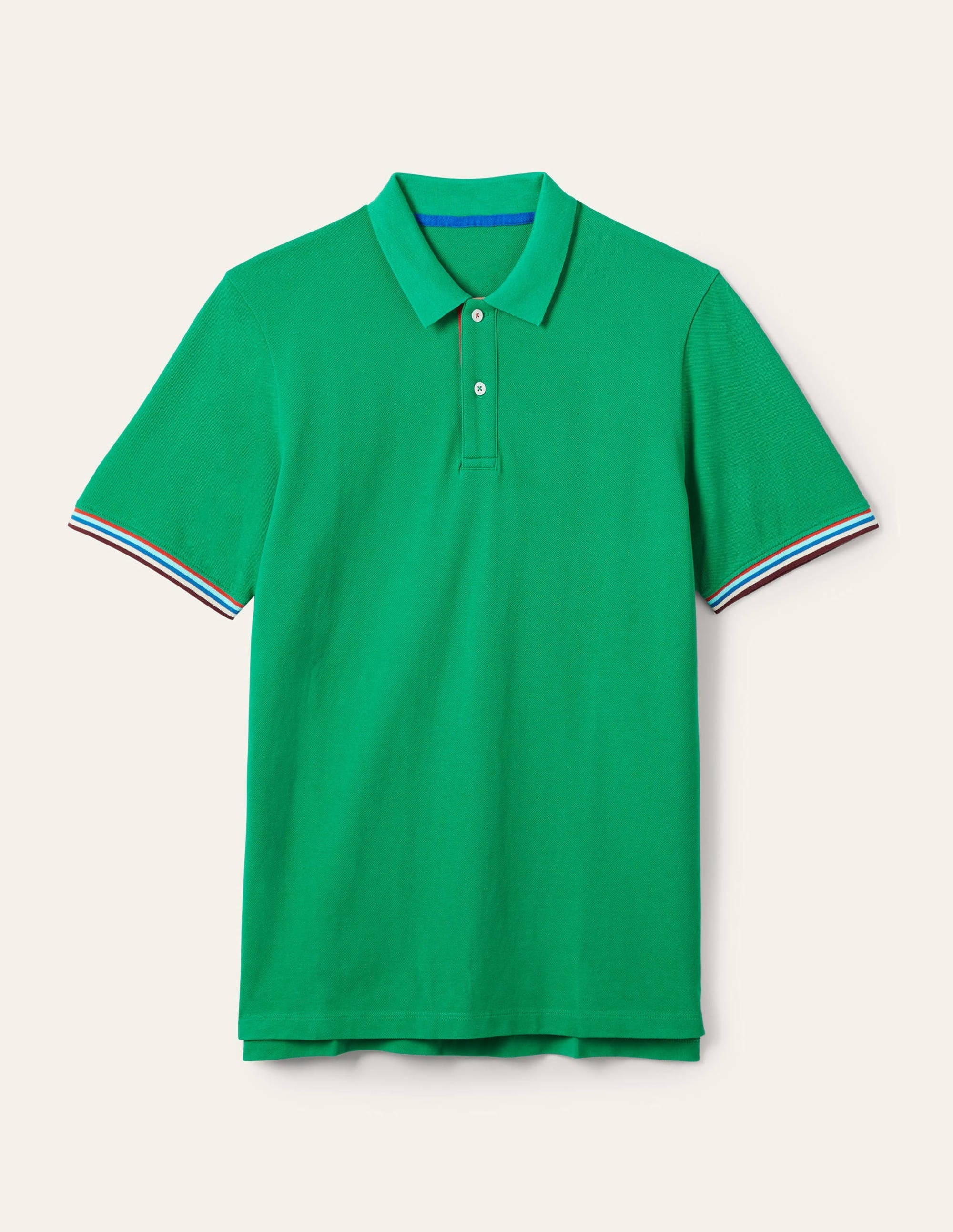 Piqué Polo Shirt-Green Pepper - Image 6