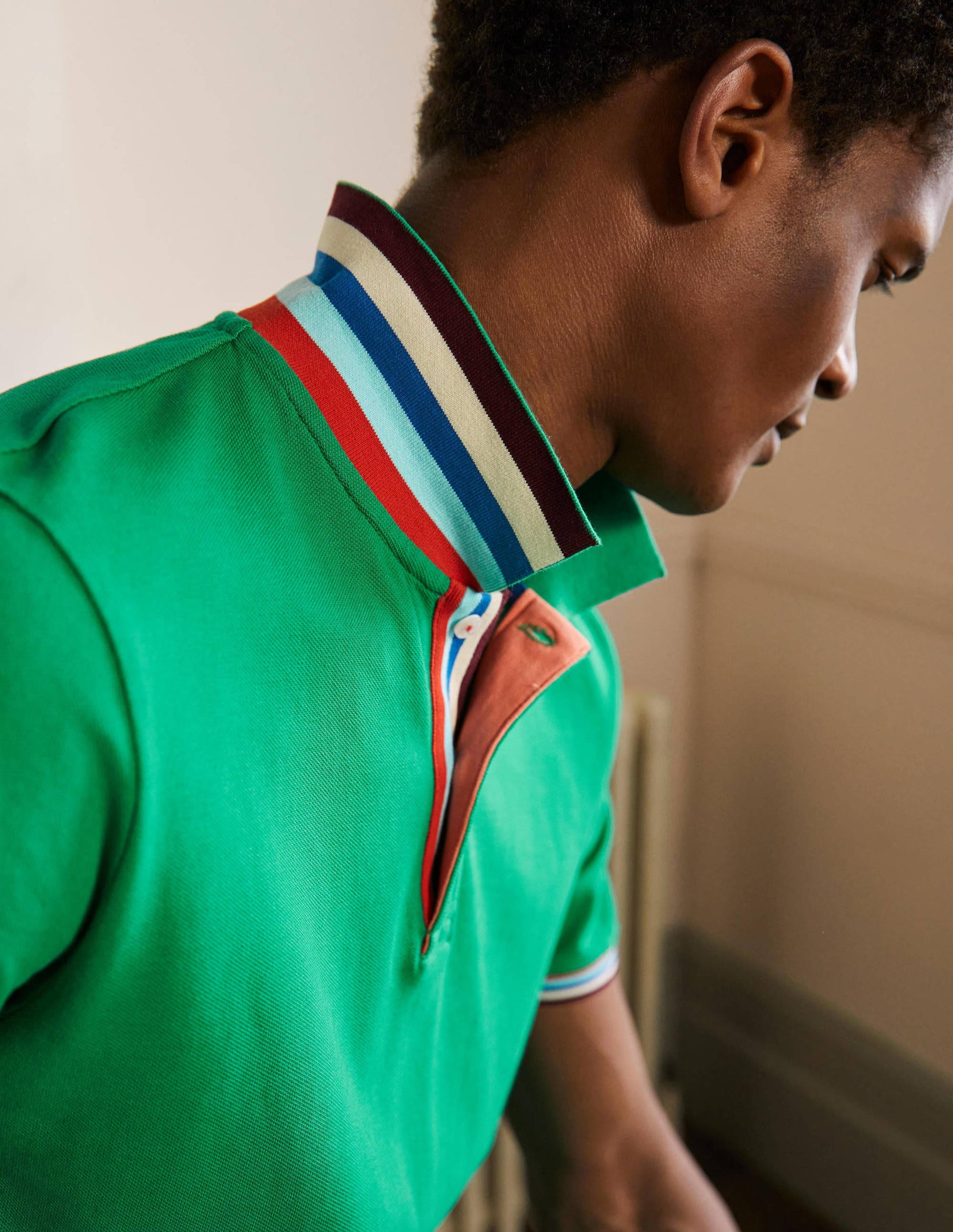 Piqué Polo Shirt-Green Pepper-2