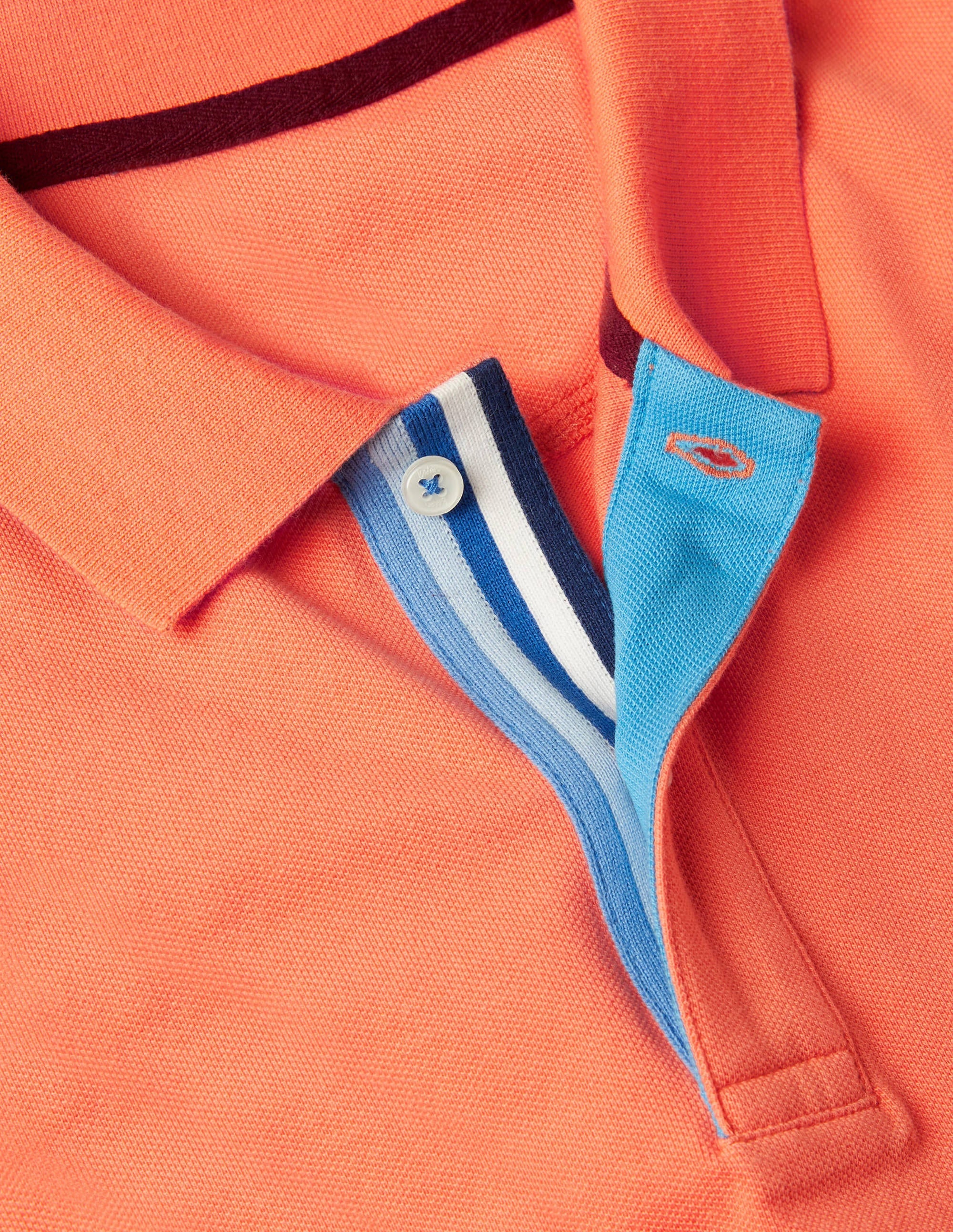 Piqué Polo Shirt-Persimmon - Image 5