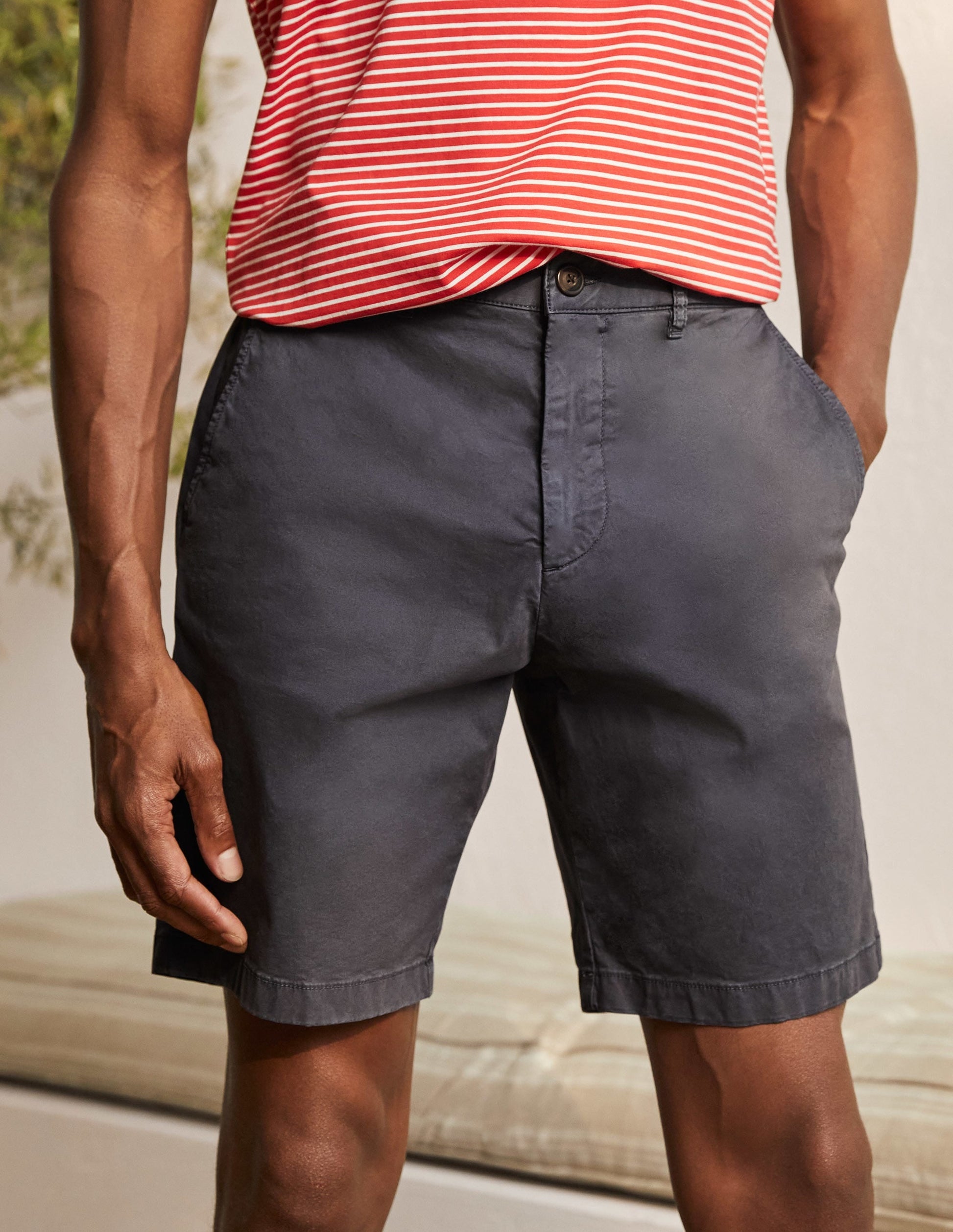 Chino Shorts-London Grey-4