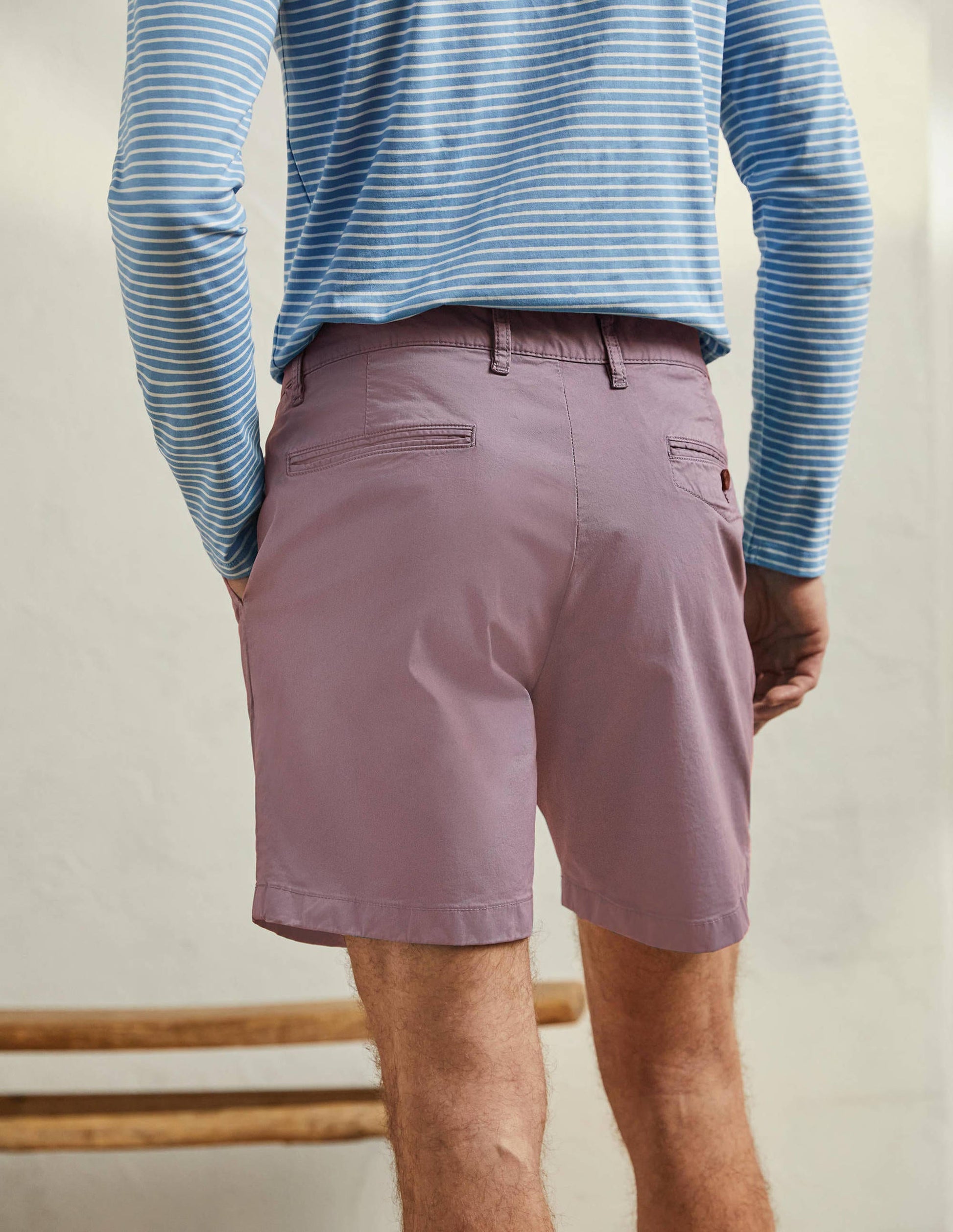 Chino Shorts-Pale Mauve-3